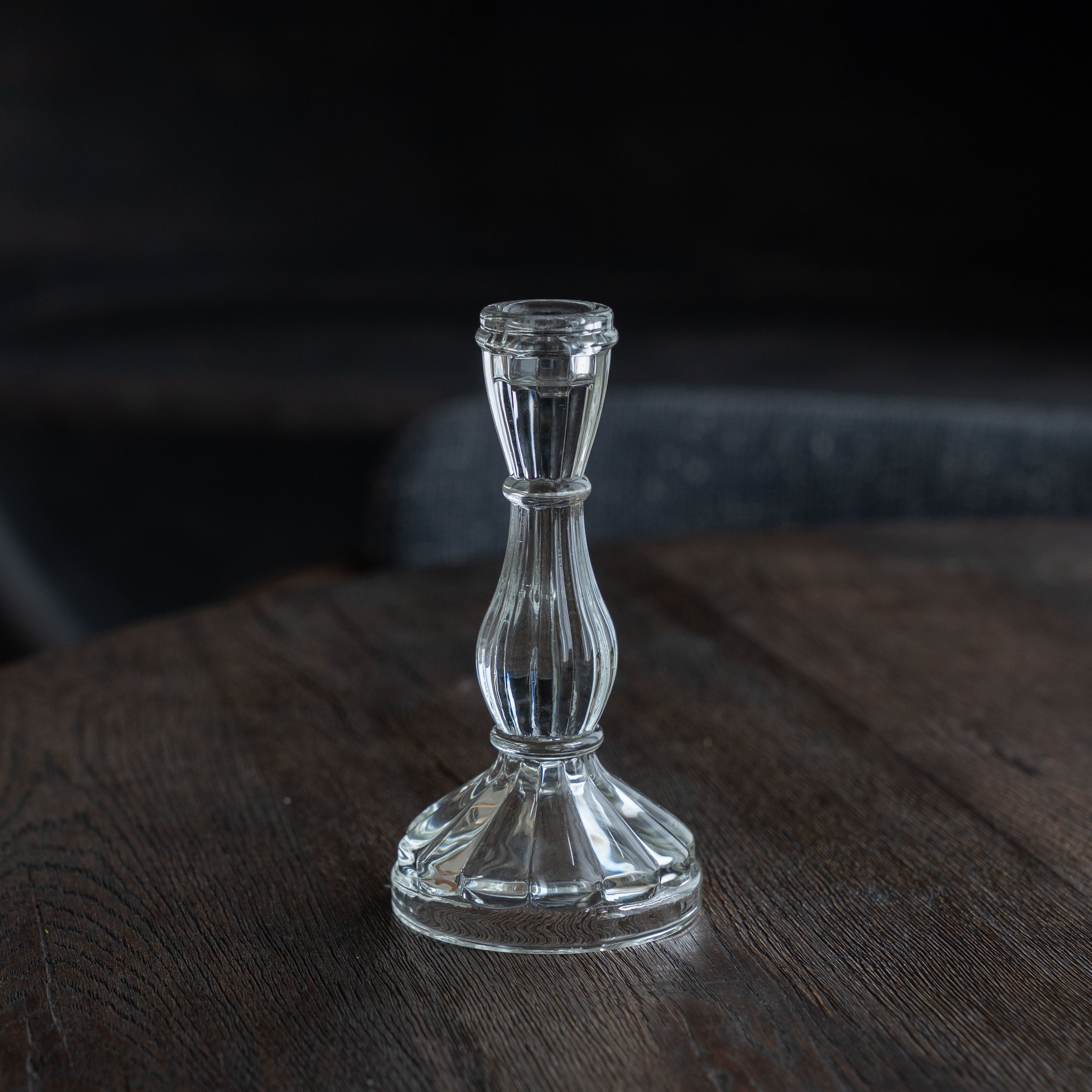 Elara Glass Classic Candle Holder