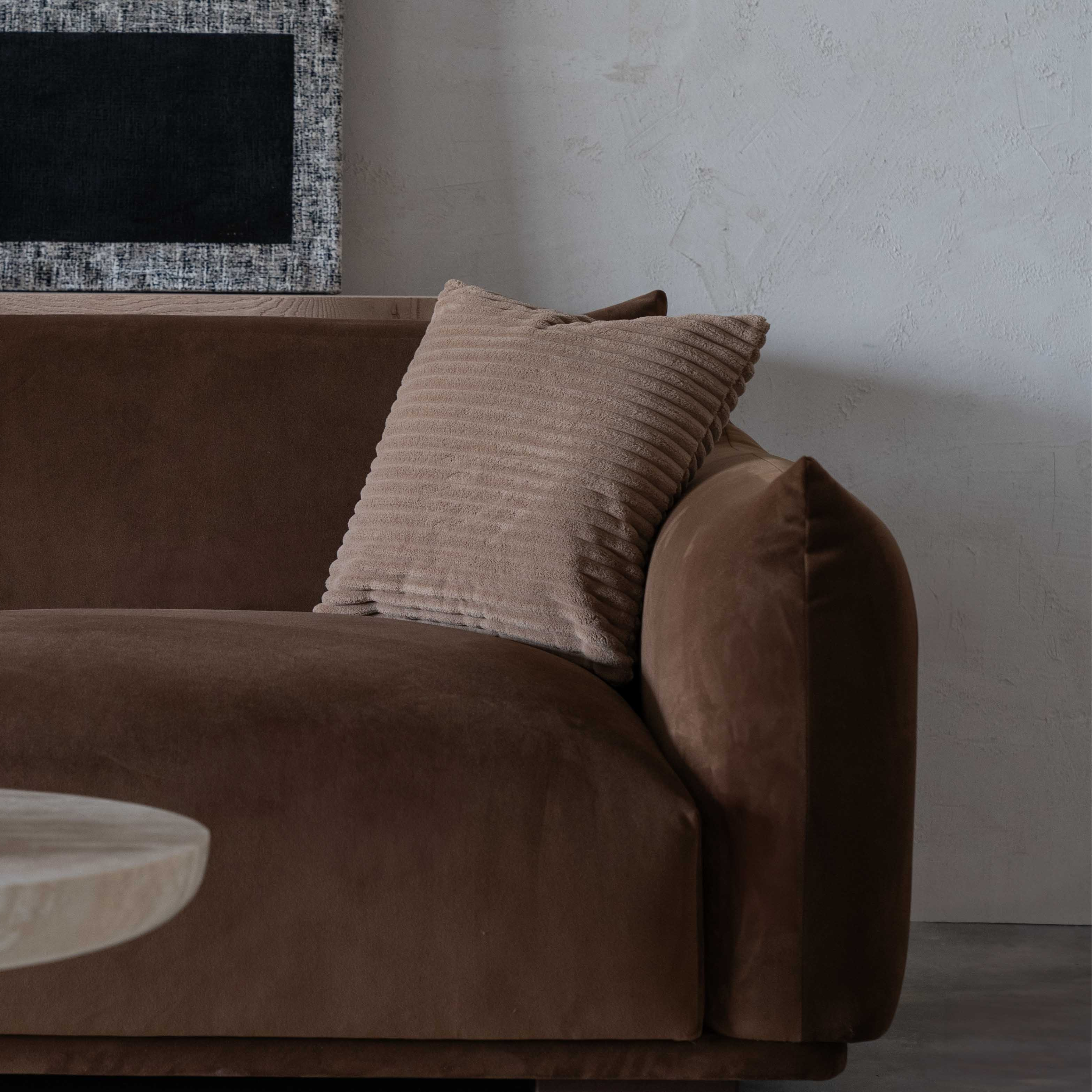 Capadocia Velvet Modern One Seater Sofa | Armchair