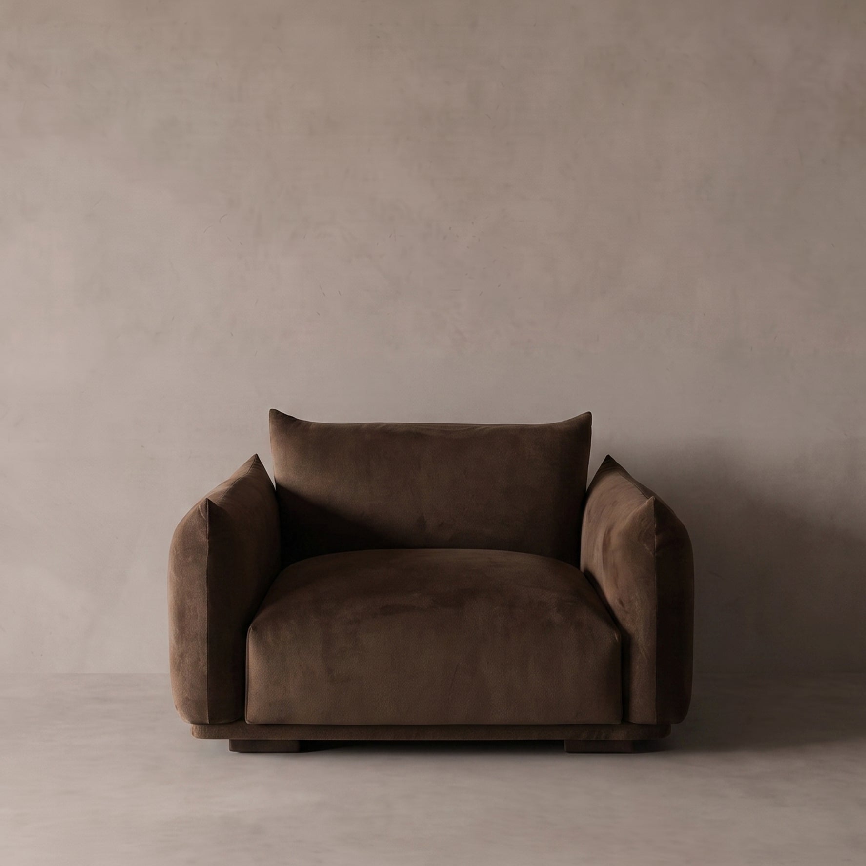 Capadocia Velvet Modern One Seater Sofa | Armchair