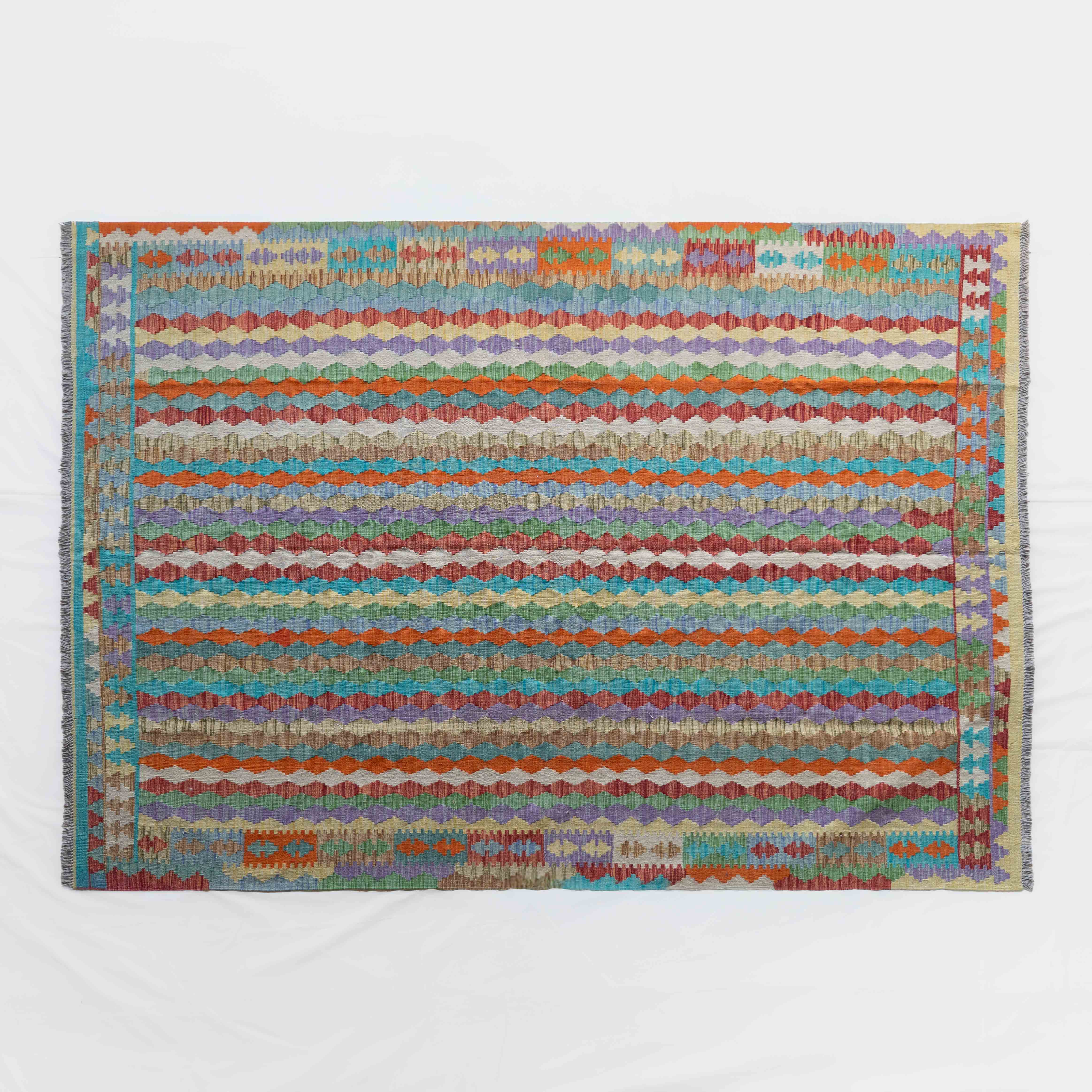 Dastan Ancestral Handcrafted Vintage Kilim Rug