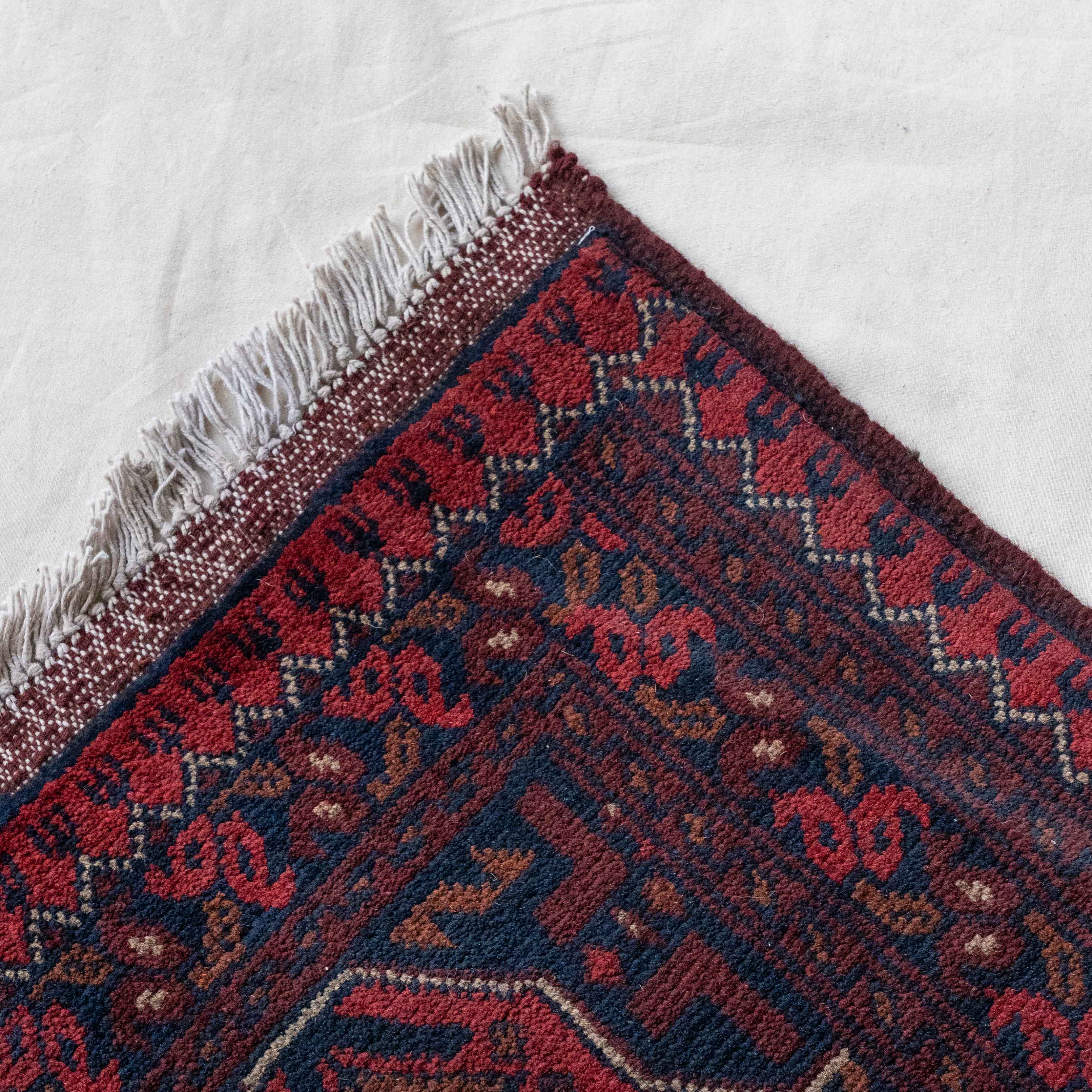 Sagewashed Vintage Anatolian Afghan Rug 206X306CM