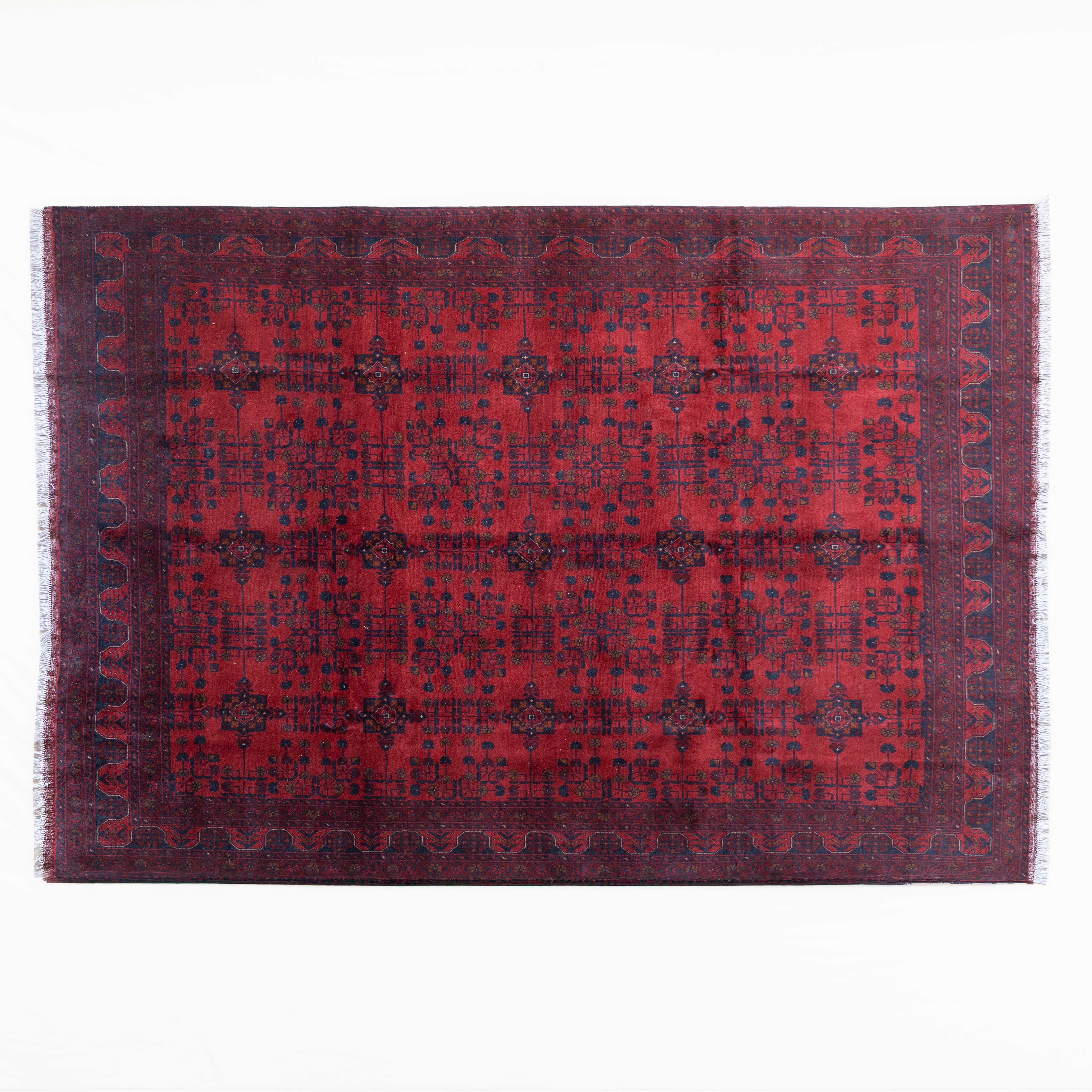 Lichen Stone Vintage Anatolian Afghan Rug 201X300CM