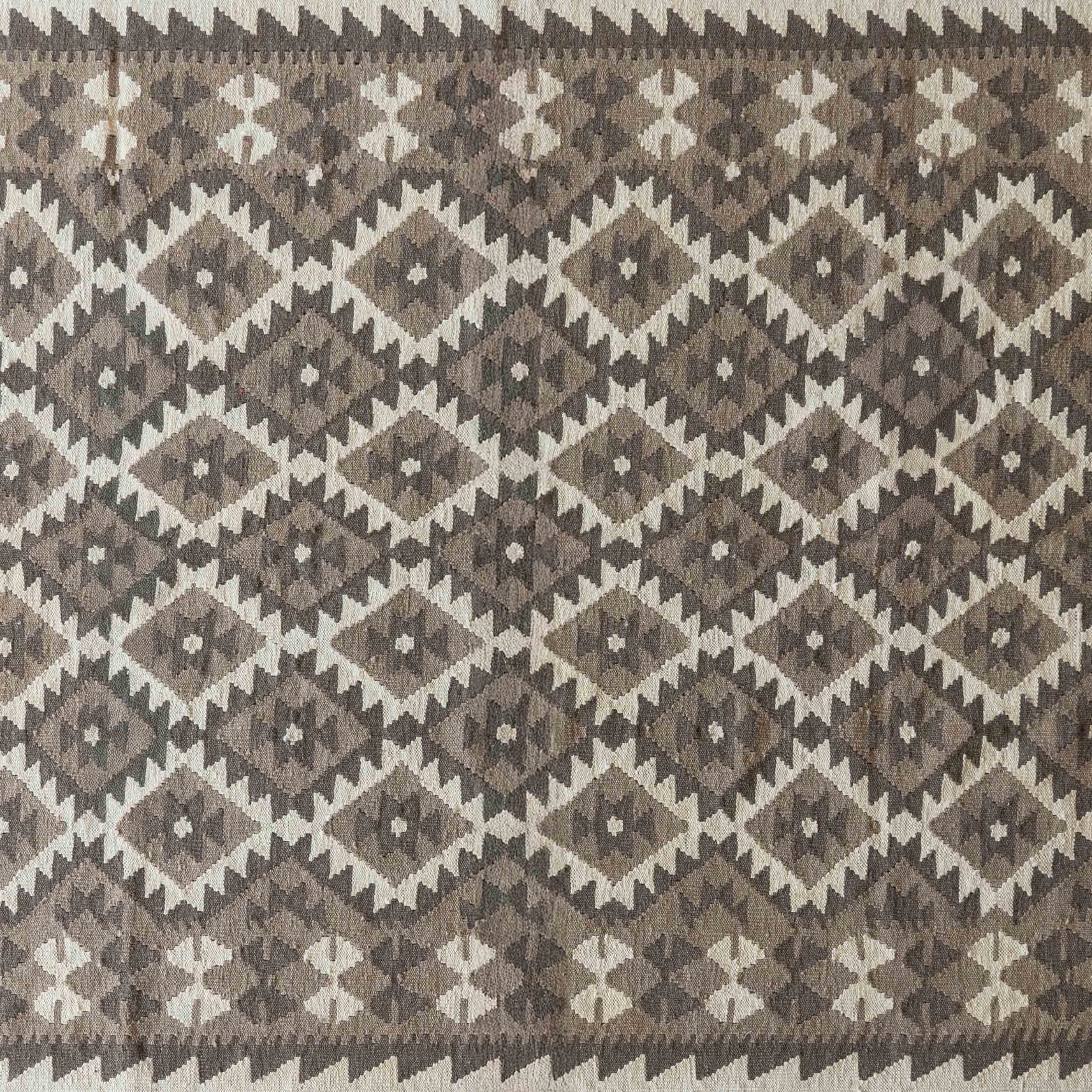 Casablanca Handcrafted Classic Vintage Wool Kilim Beige Rug