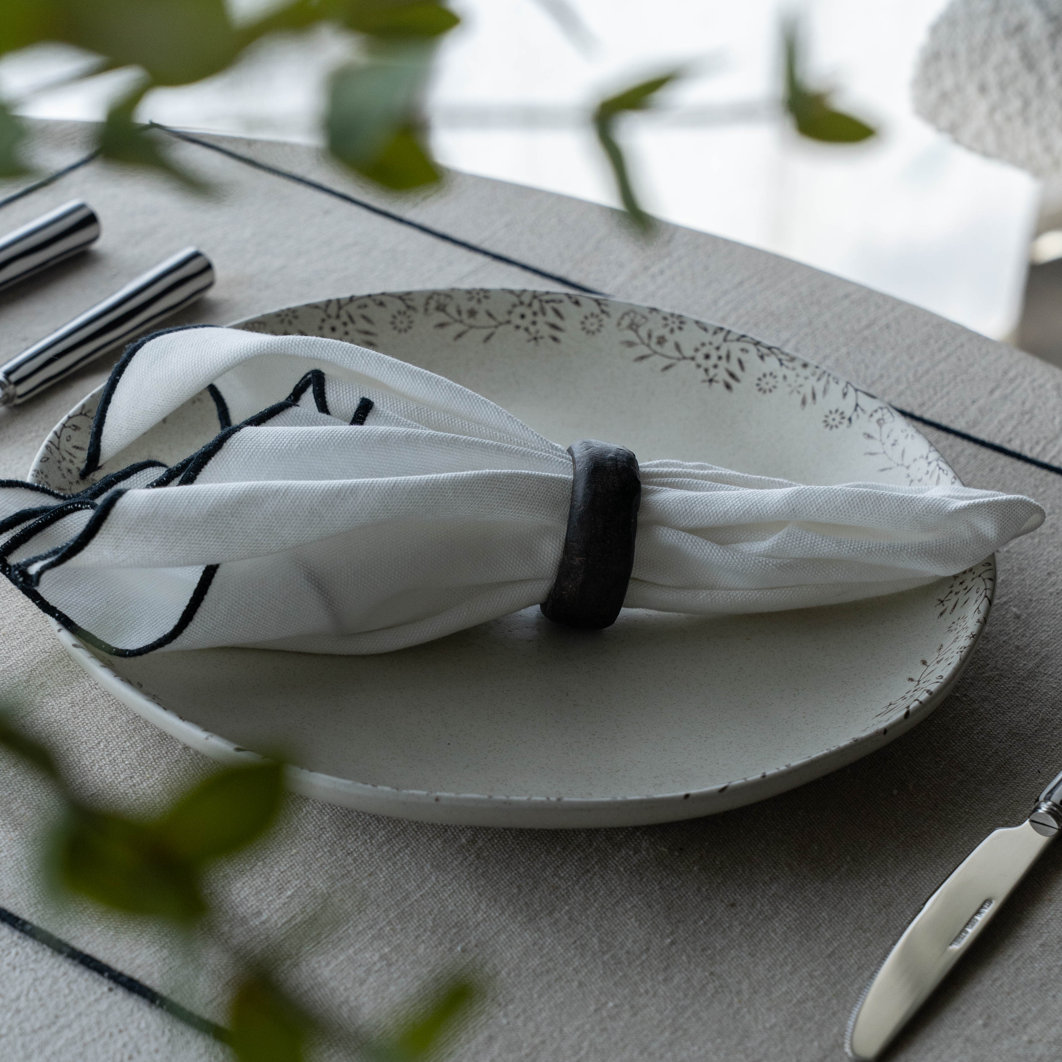 Cast Metal Napkin Ring