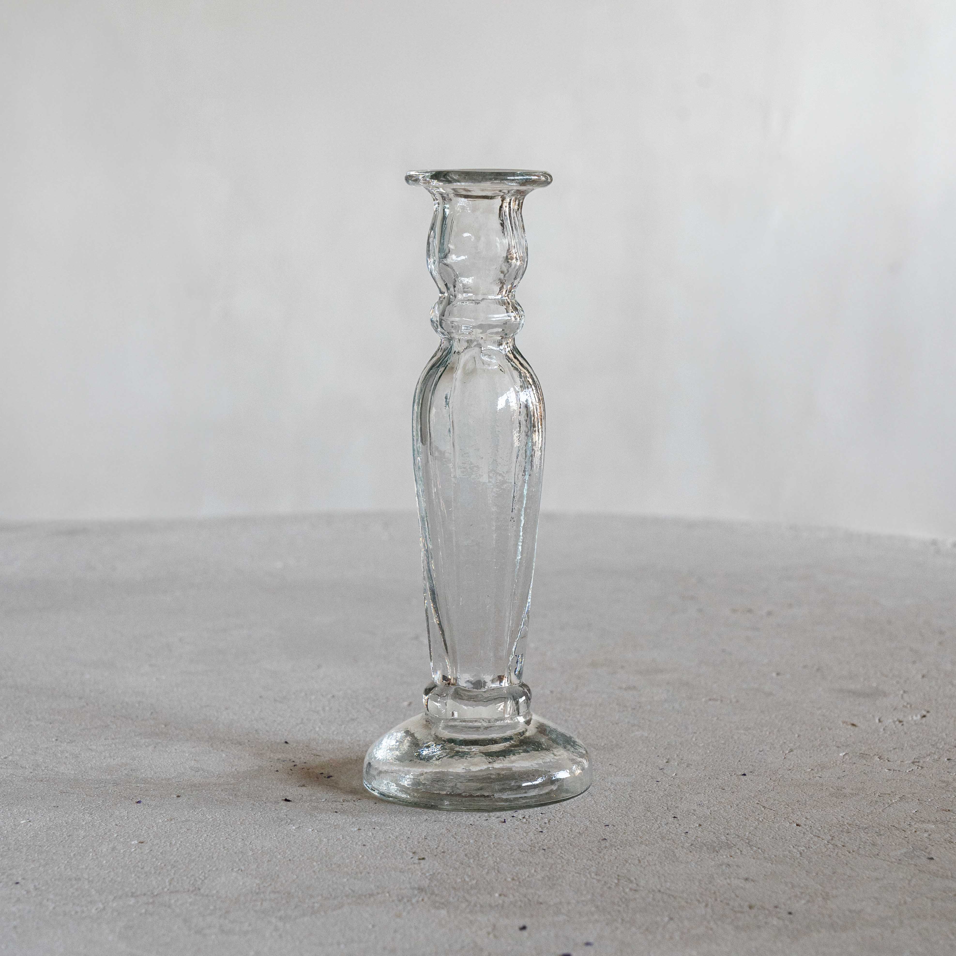 Celestia Vintage Glass Candle Holder