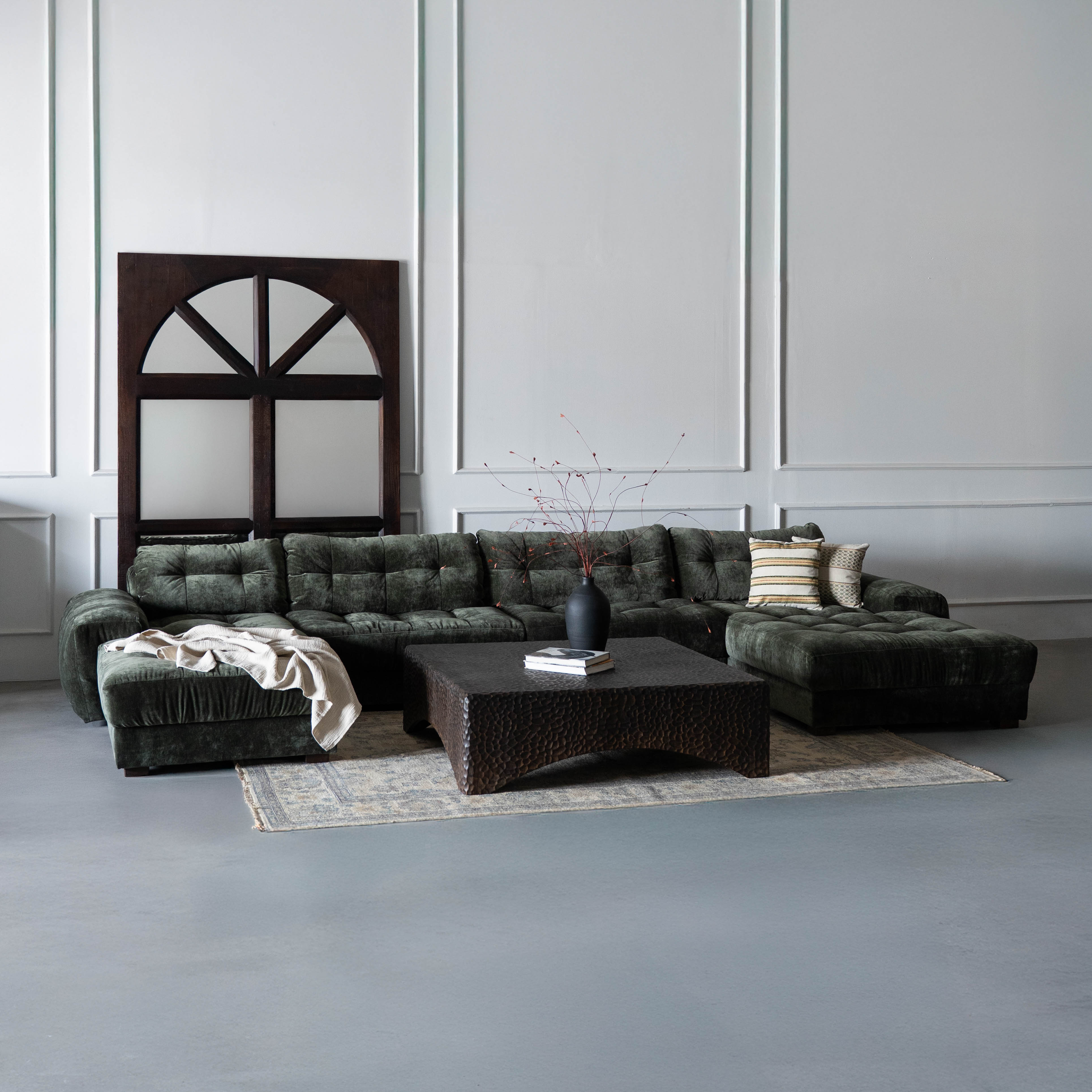 Celestia Modern U-Shaped Sectional | Modular Sofa - Sofas - WS Living Furniture  Furniture Store in Dubai