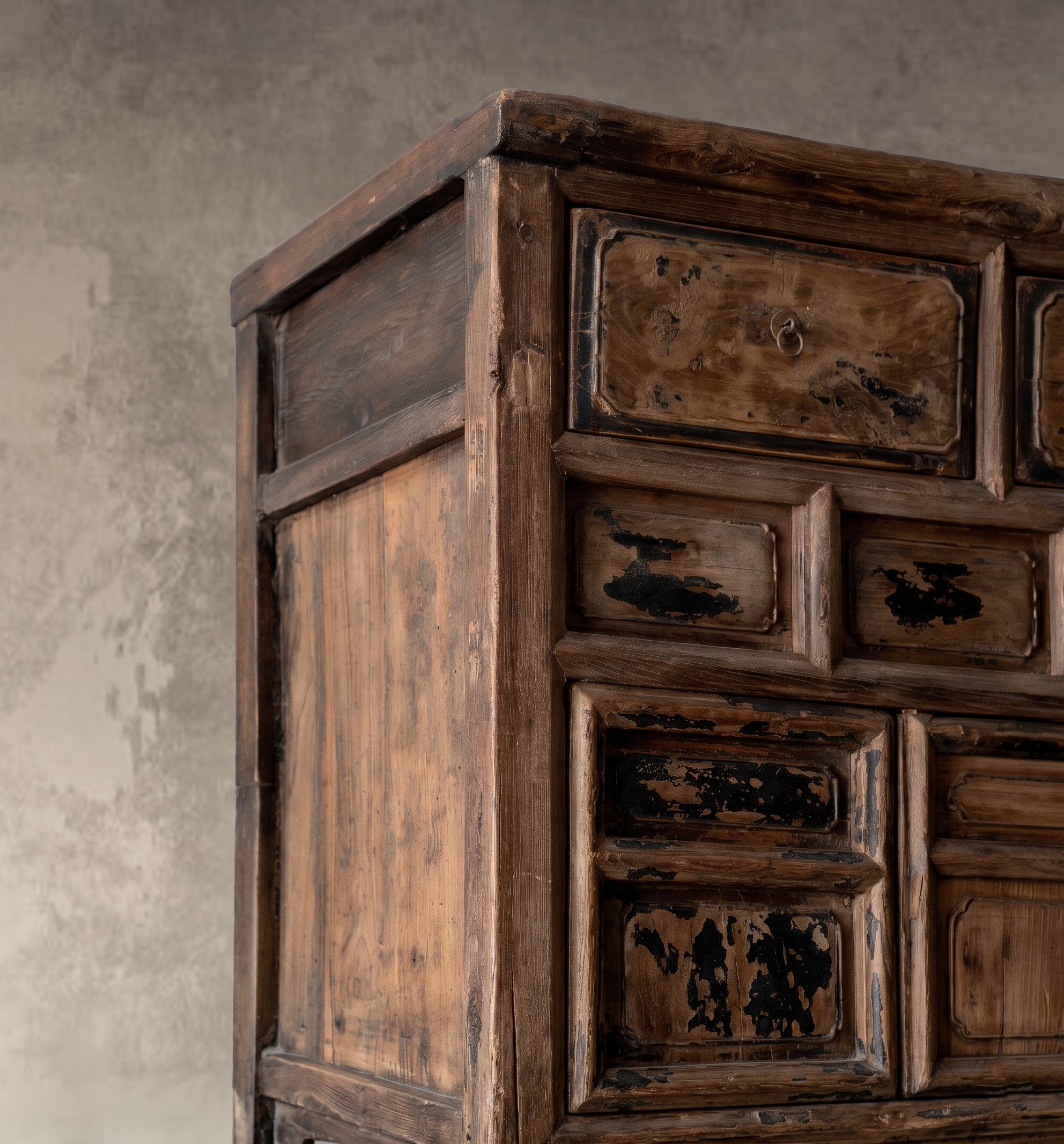 Tesoro Real Antique Multi-Door Vintage Style Cabinet - BIG