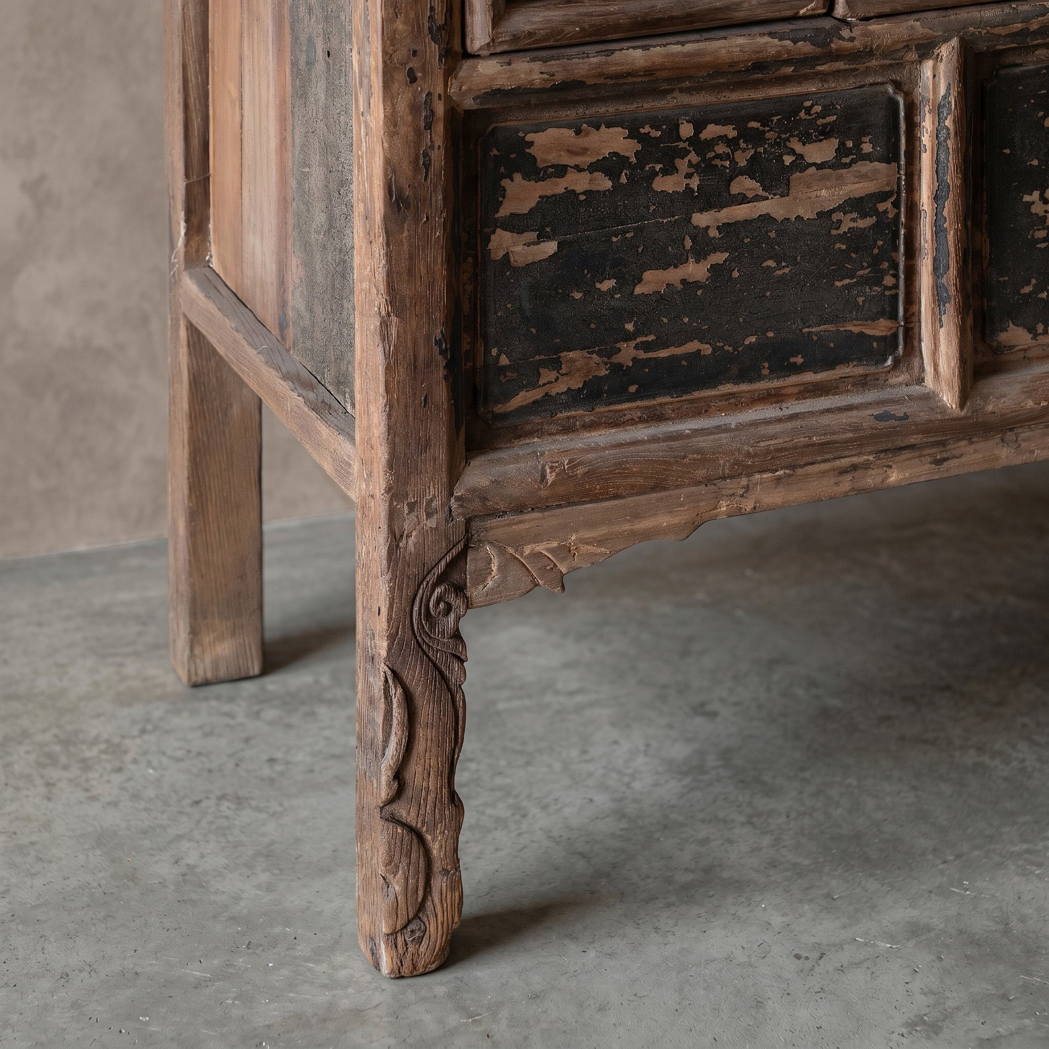 Tesoro Real Antique Multi-Door Vintage Style Cabinet - BIG