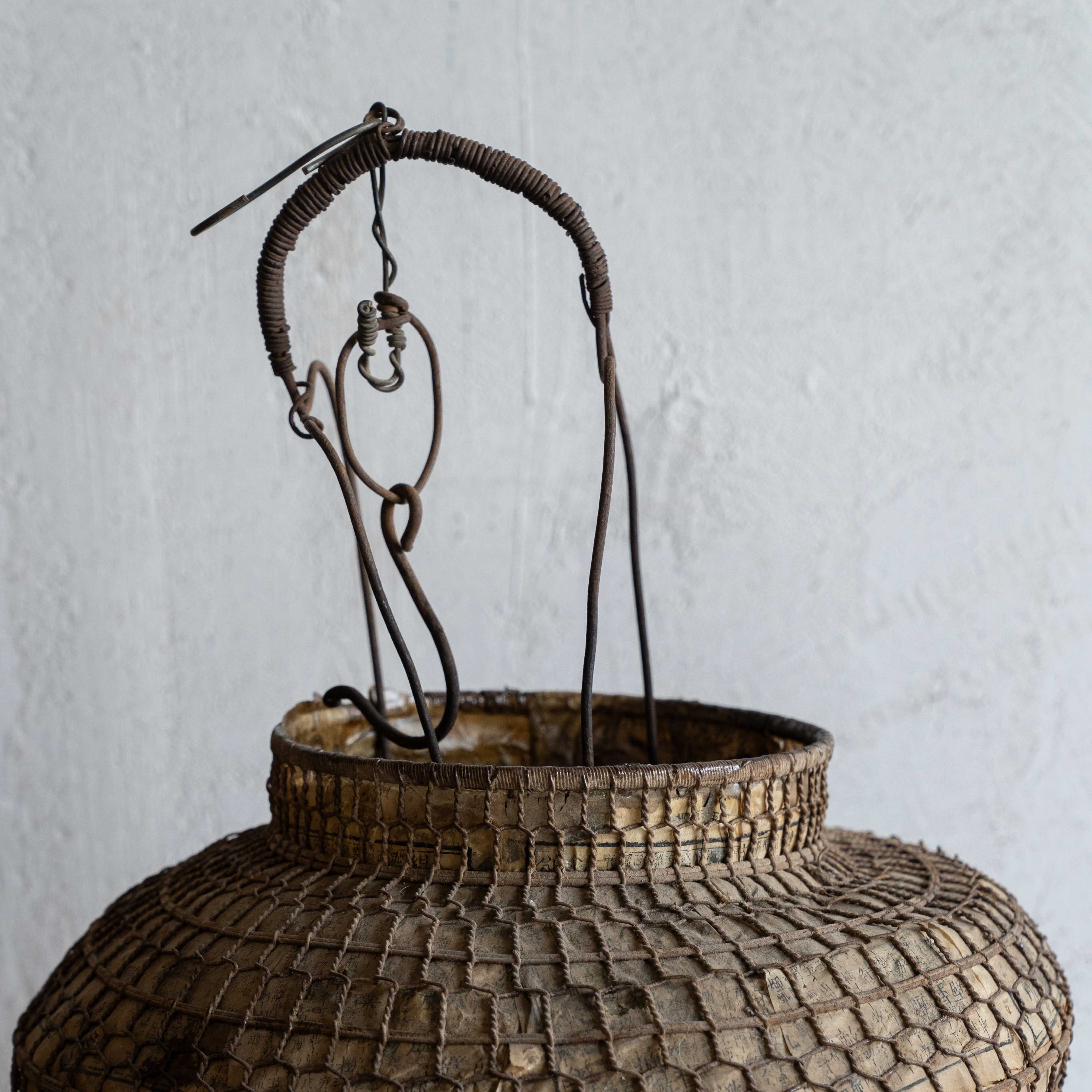Chinese Tradition 75 Years Old Antique Lantern - Candle Holders - WS Living Furniture  Furniture Store in Dubai