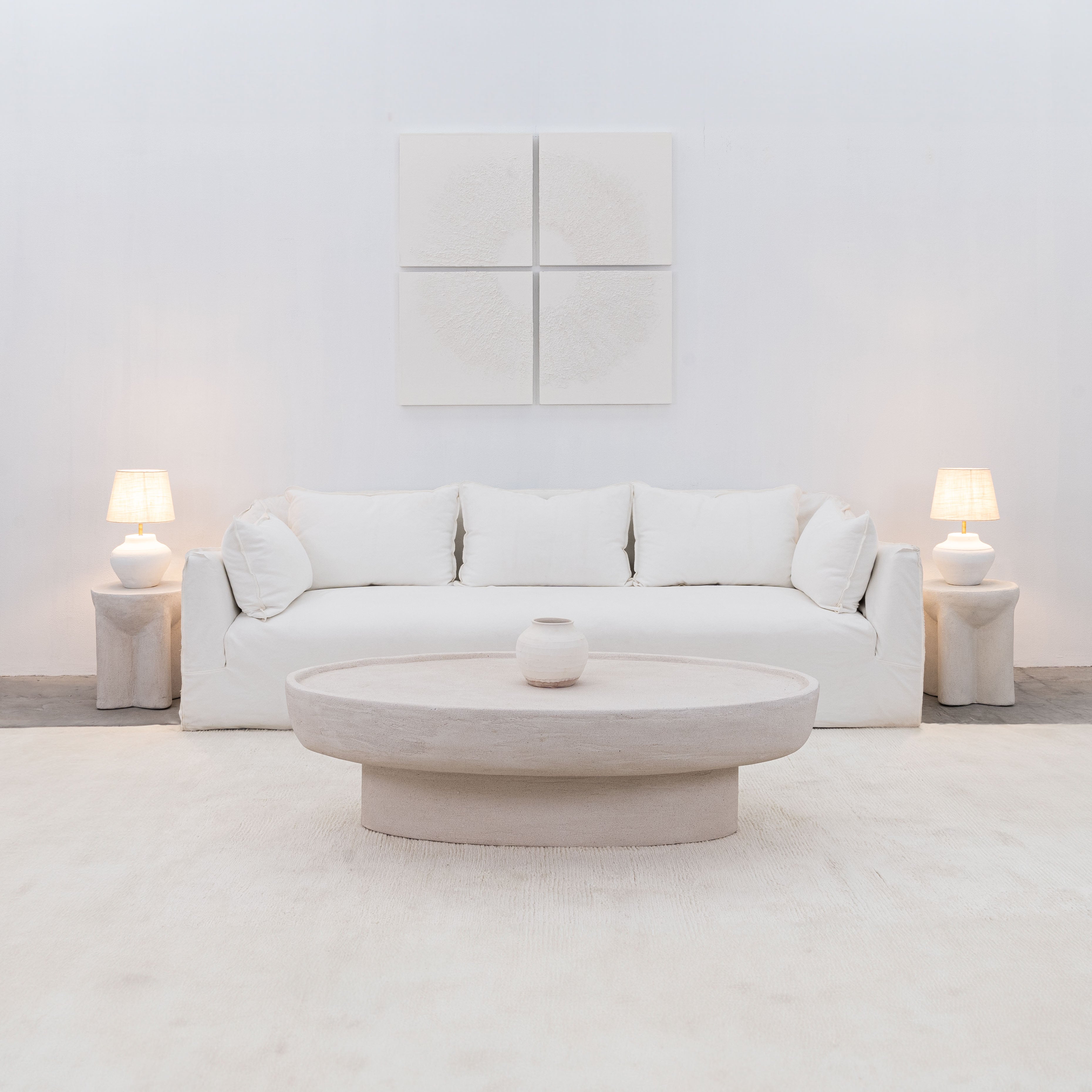 White lounge sofa sale