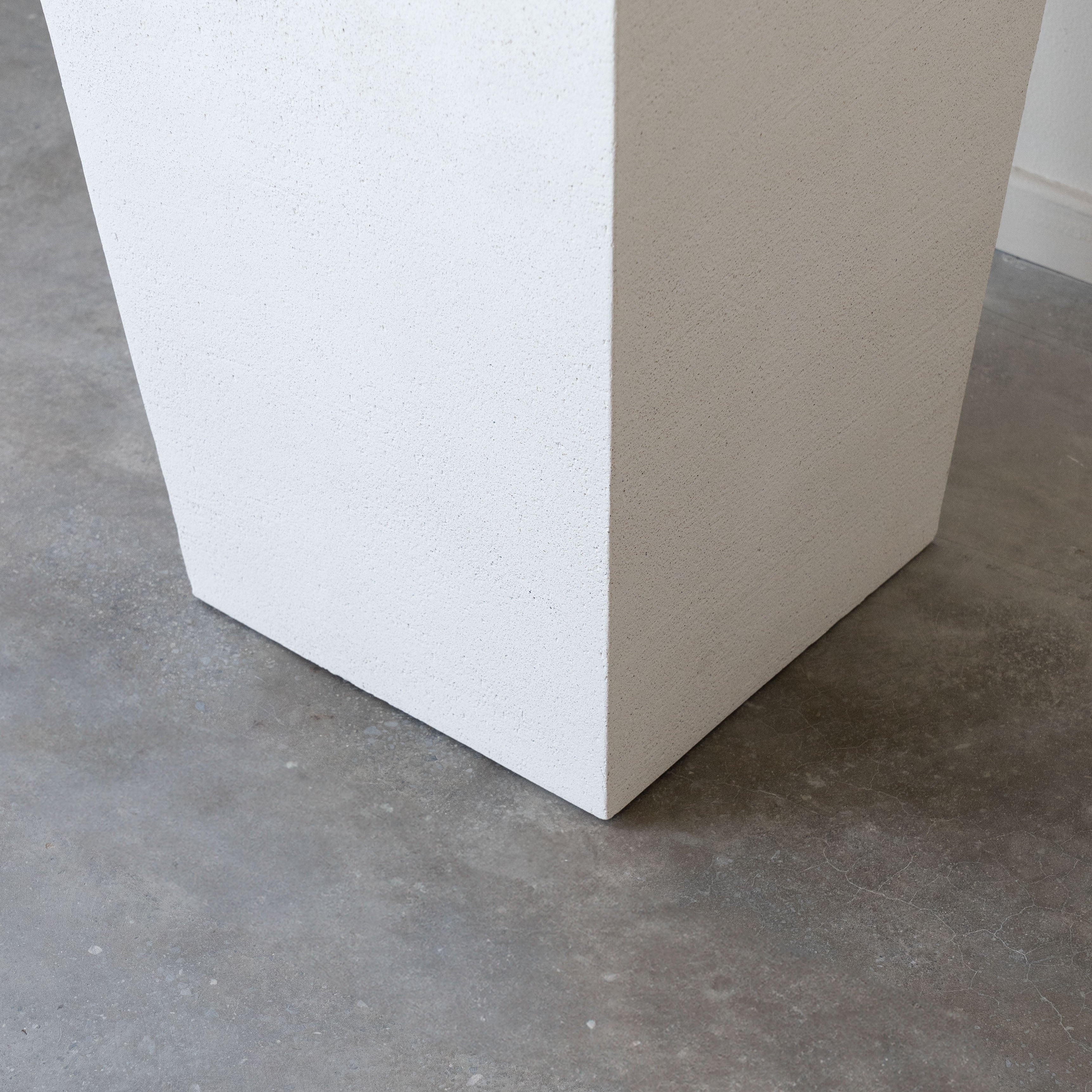 Alaska Concrete Pedestal / Side Table  - WS Living - UAE - Side Table Wood and steel Furnitures - Dubai