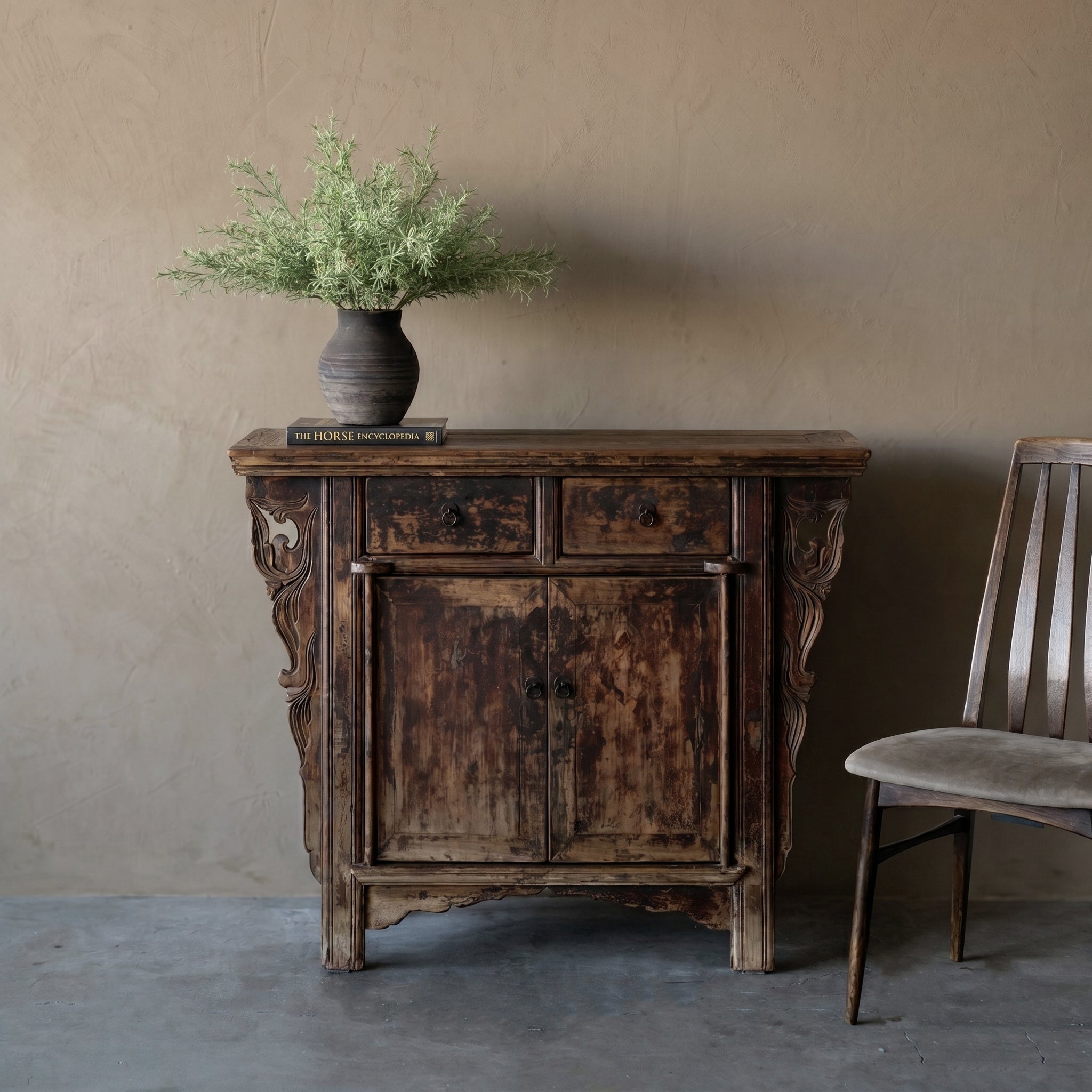 Meridian Real Antique Solid Wood Chinese Console Table