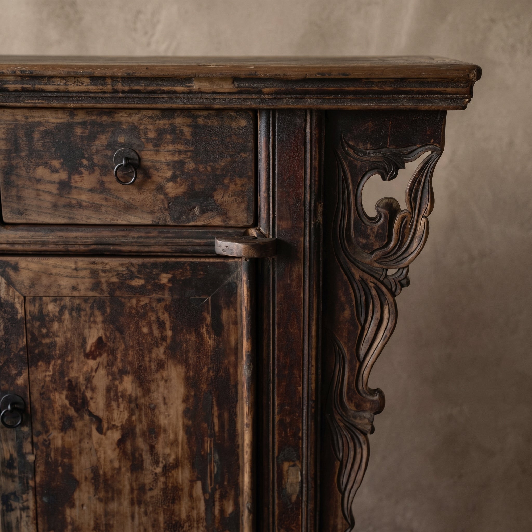 Meridian Real Antique Solid Wood Chinese Console Table