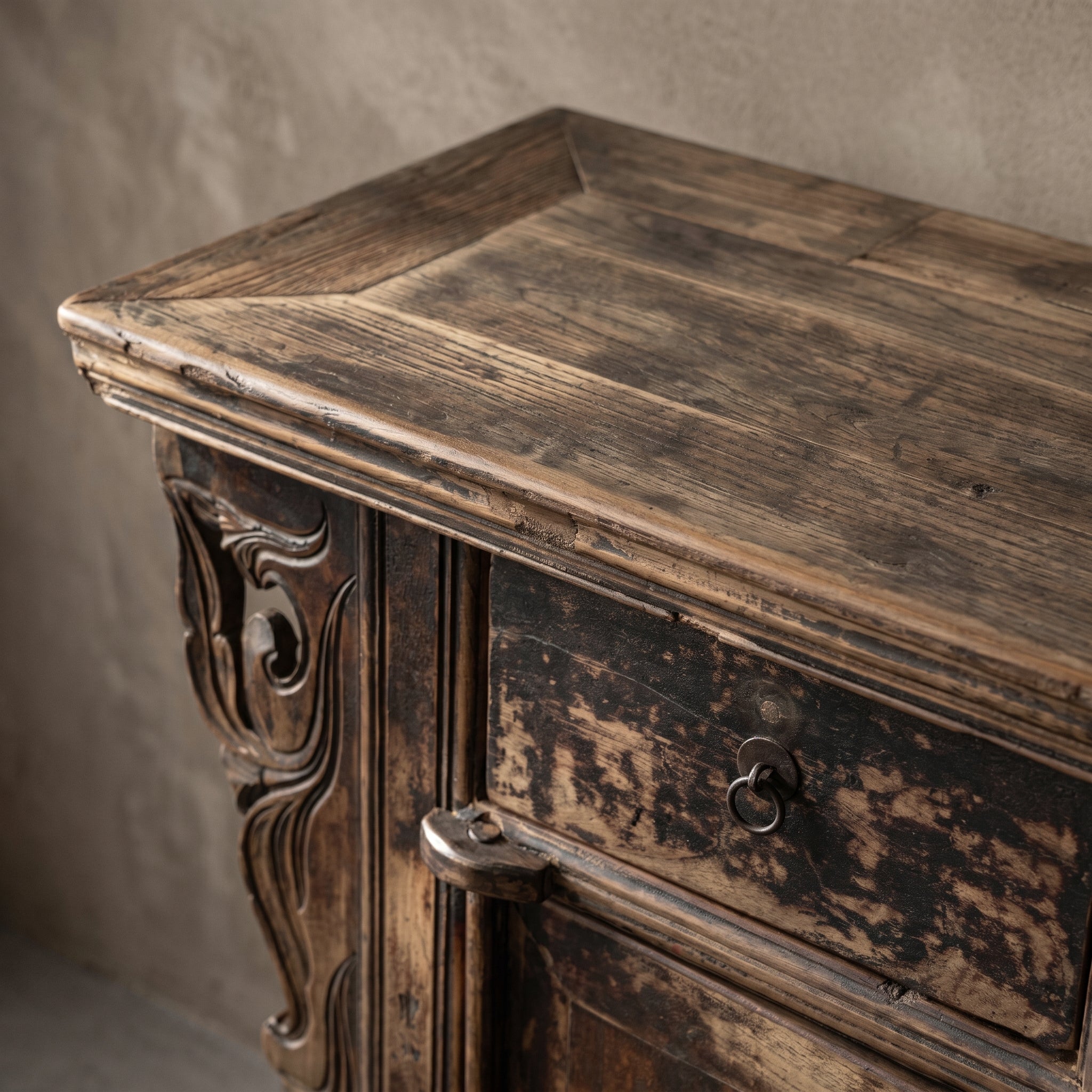 Meridian Real Antique Solid Wood Chinese Console Table