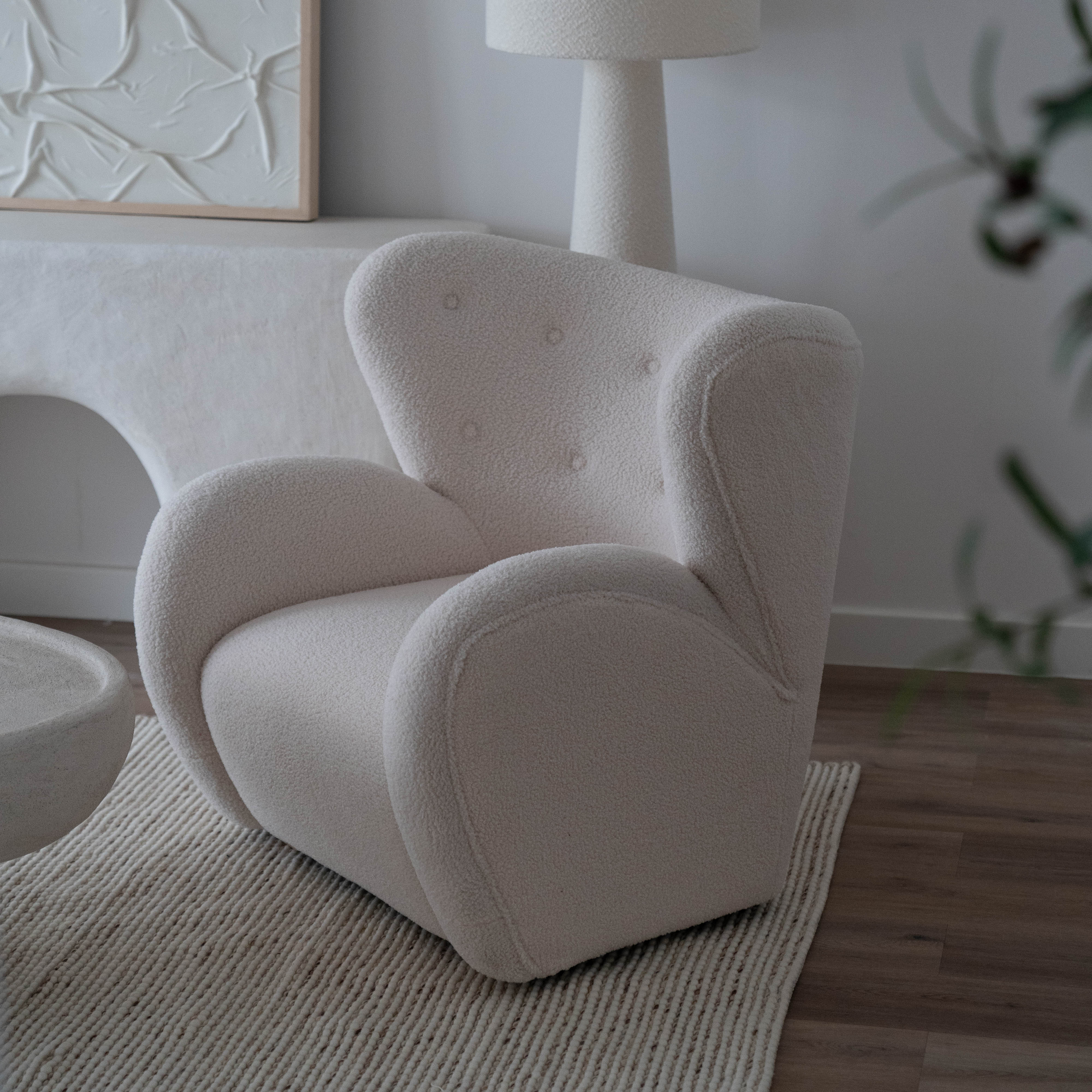 Cooper Armchair - LJ1193  - WS Living - UAE - Arm chair Wood and steel Furnitures - Dubai