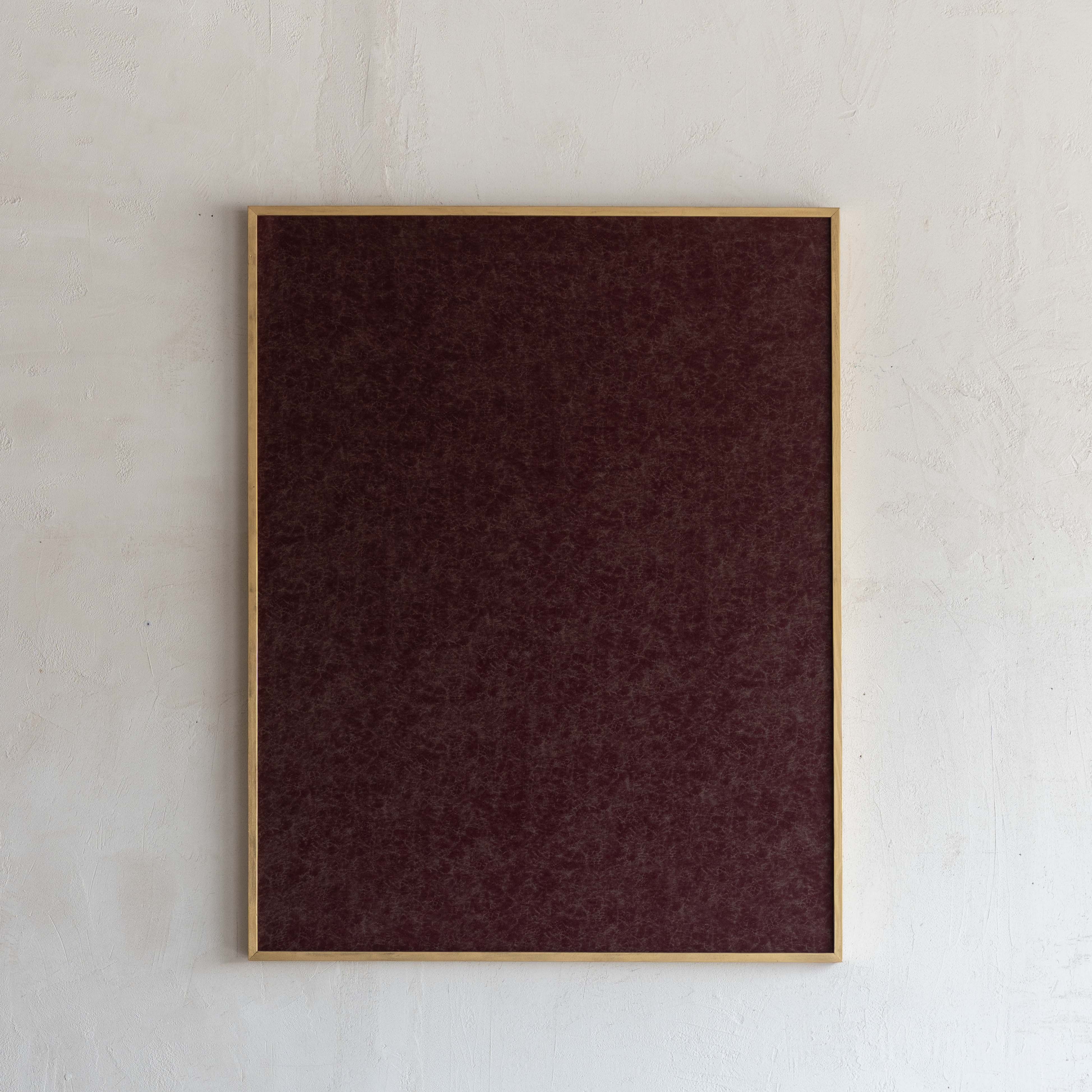 Dusk Over Claret Abstract Burgundy Textured Wall Art