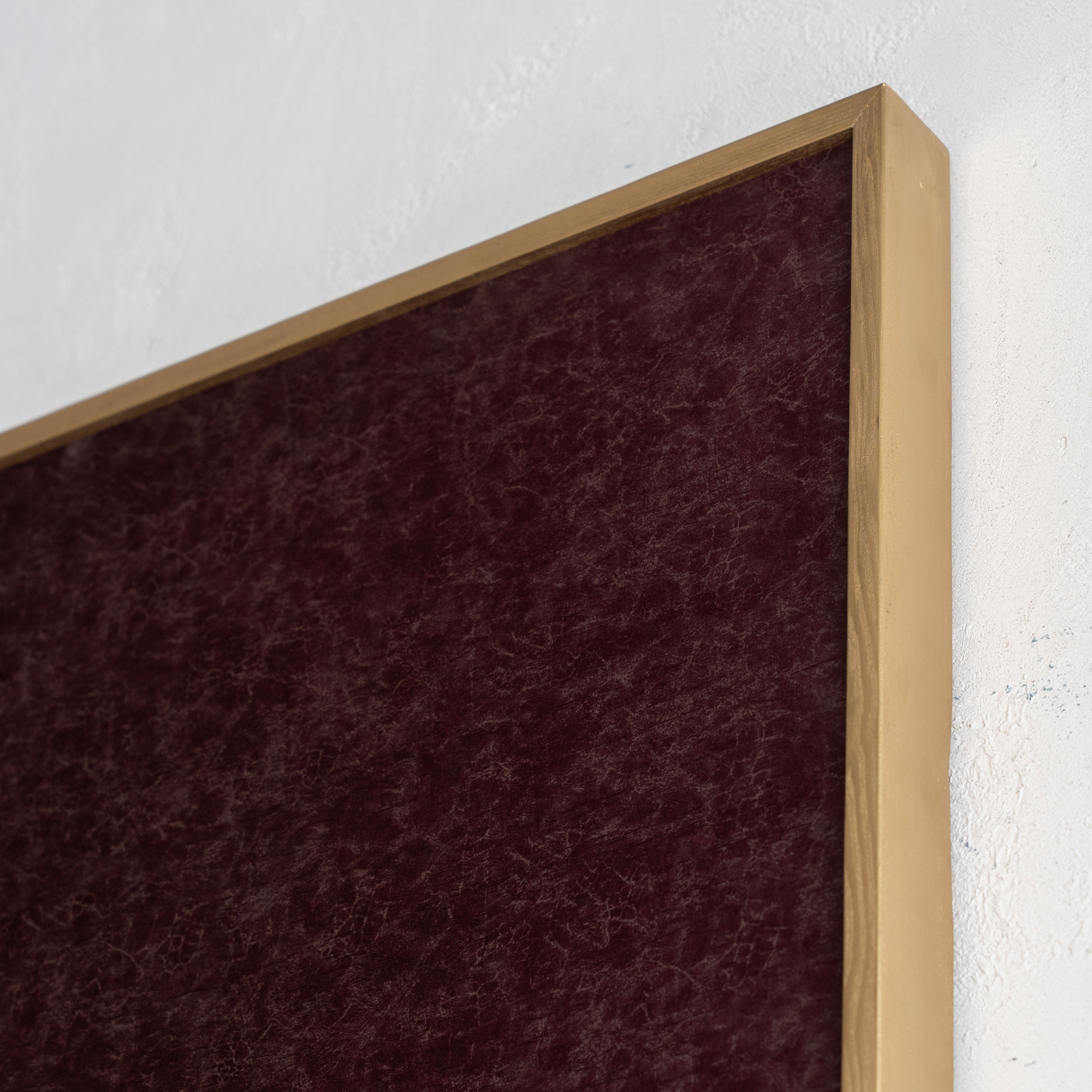 Dusk Over Claret Abstract Burgundy Textured Wall Art
