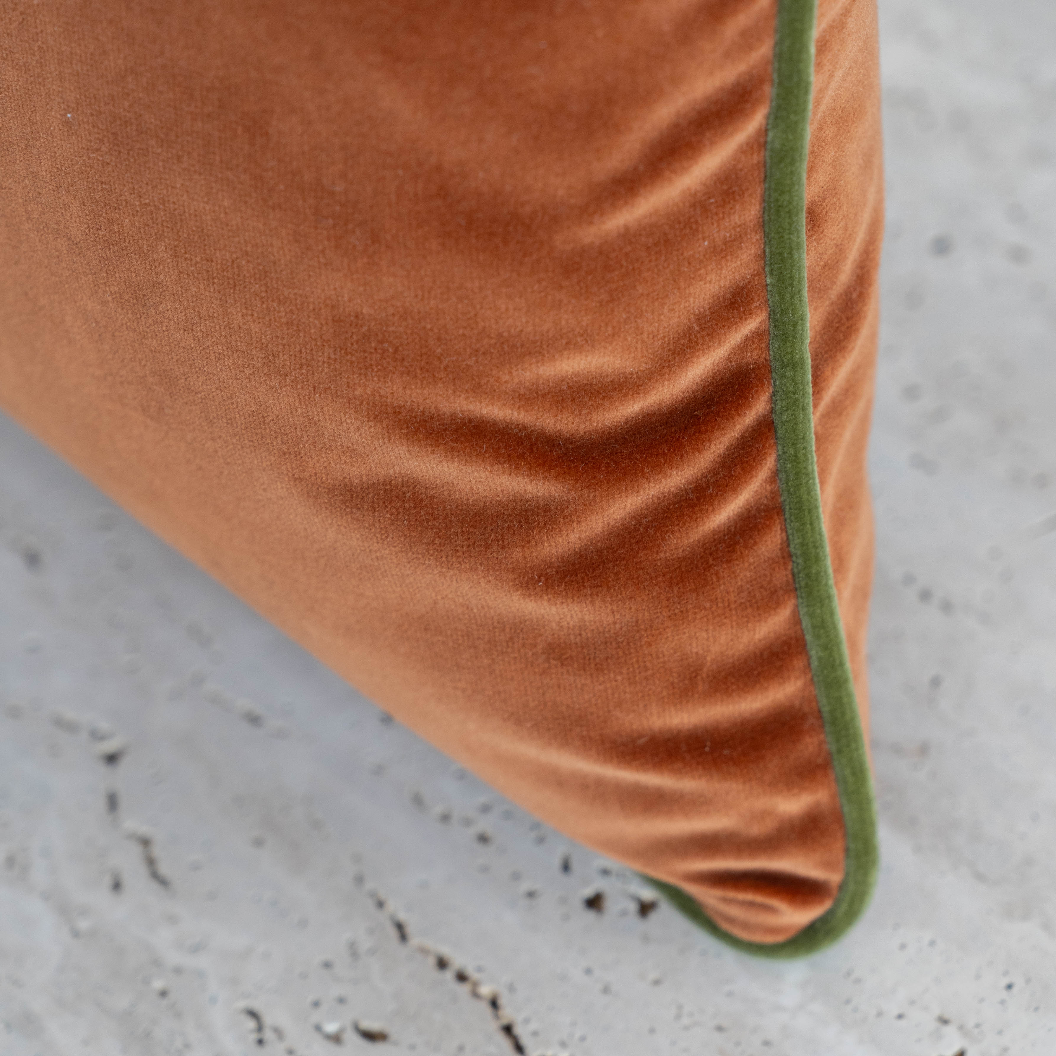 Imperia Velvet Cushion Cover - Terracotta