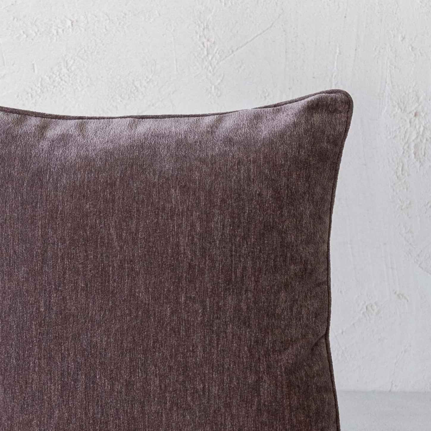 Purple Taupe Velvet Cushion Cover – Purple