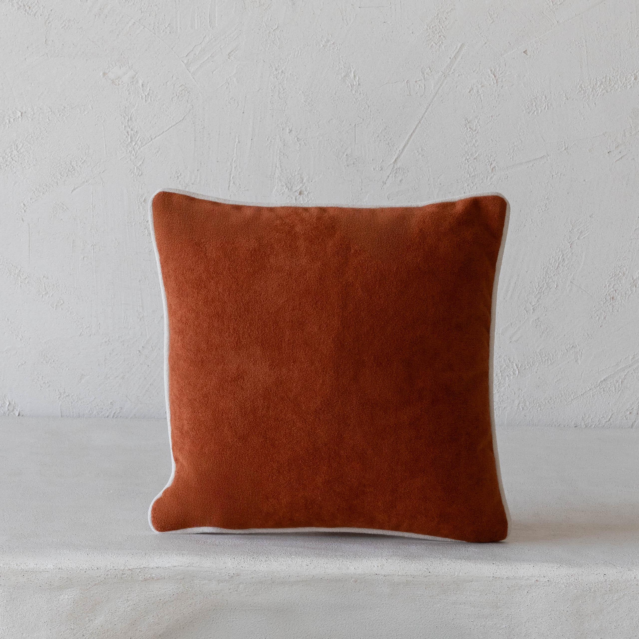 Charcoal & Caramel Modern Cozy Cushion Cover 45x45cm