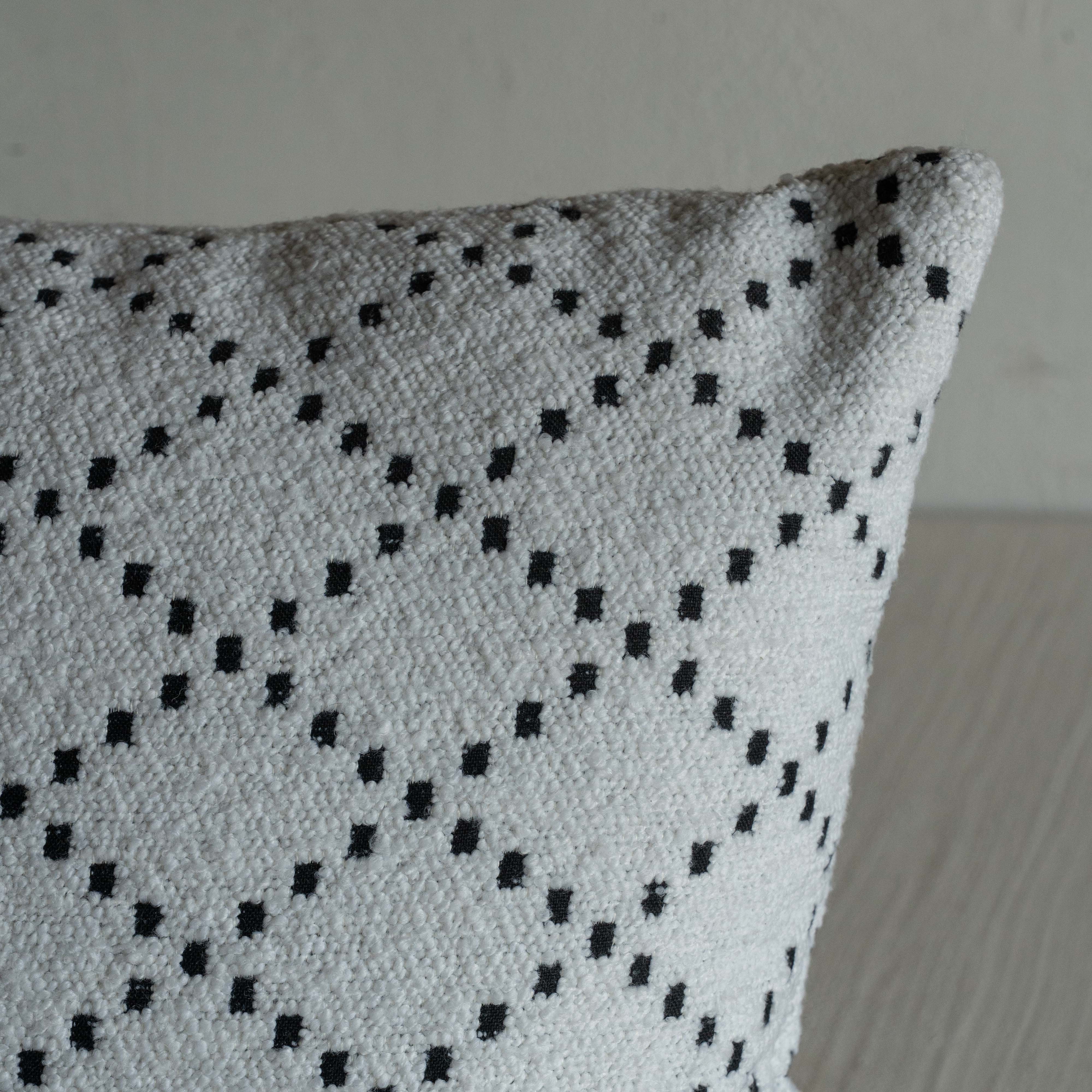 Dotloom Ivory White Cushion Cover