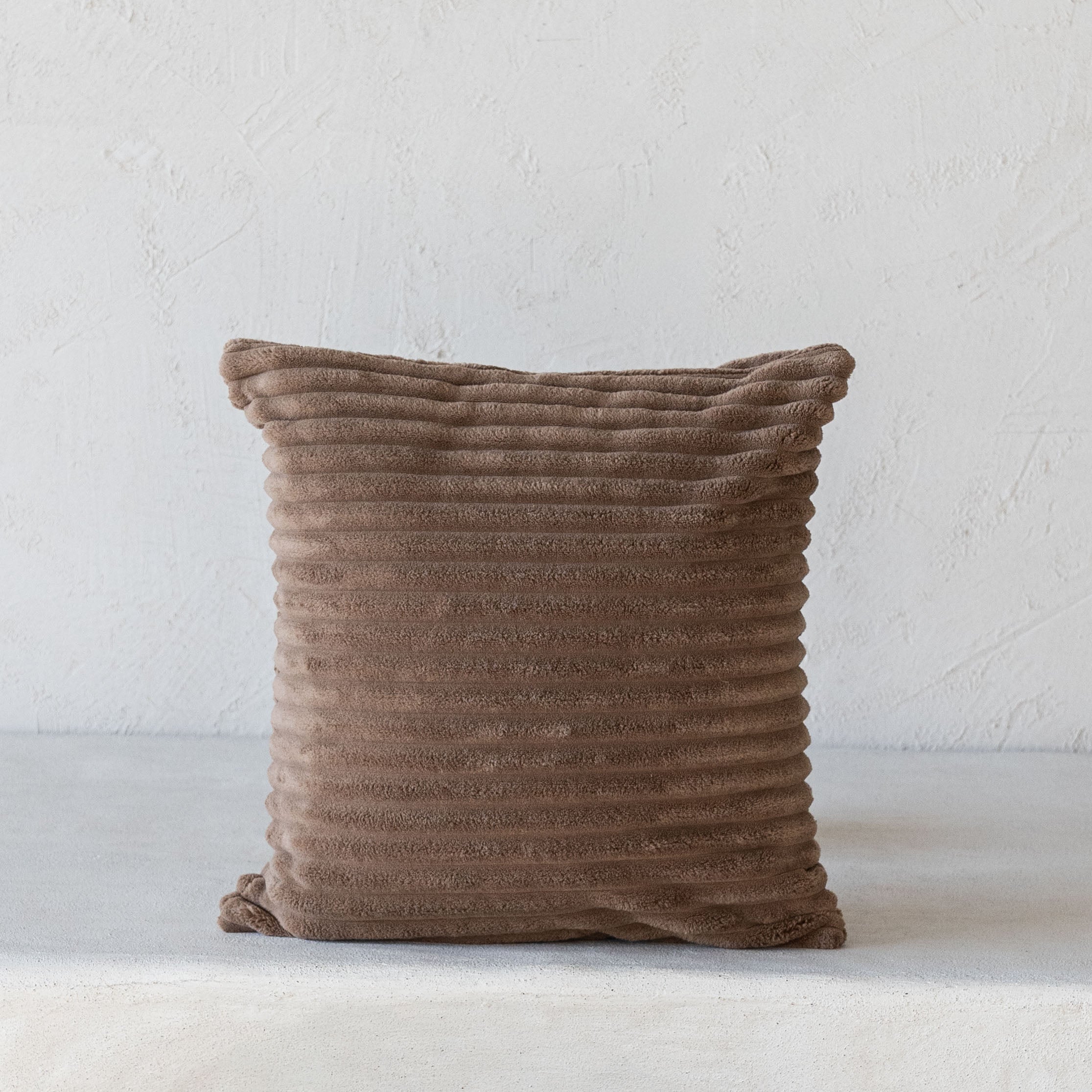 Café Beige Line Cushion Cover 45x45cm