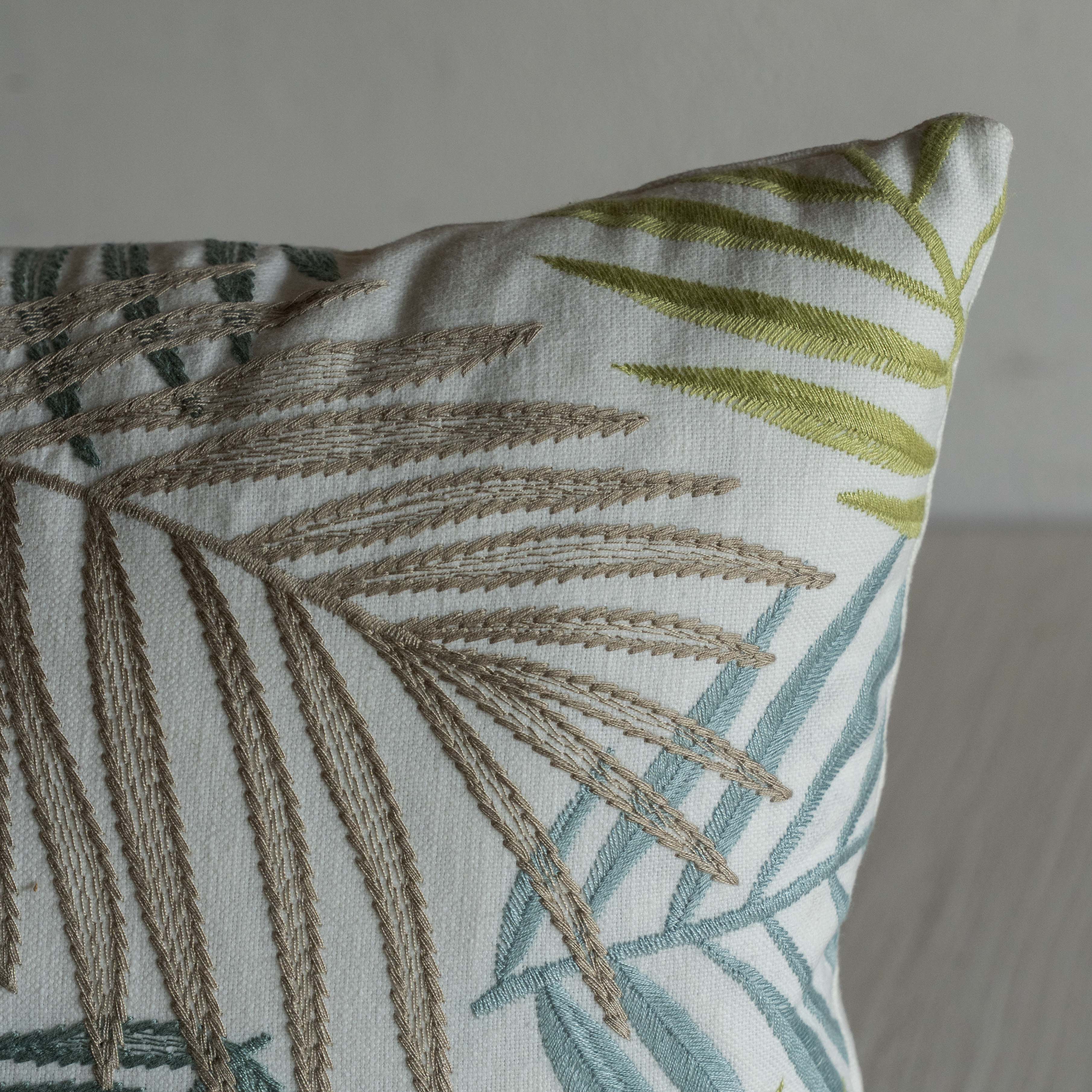 Terrana Leaf Cushion Cover - Terracotta Palette