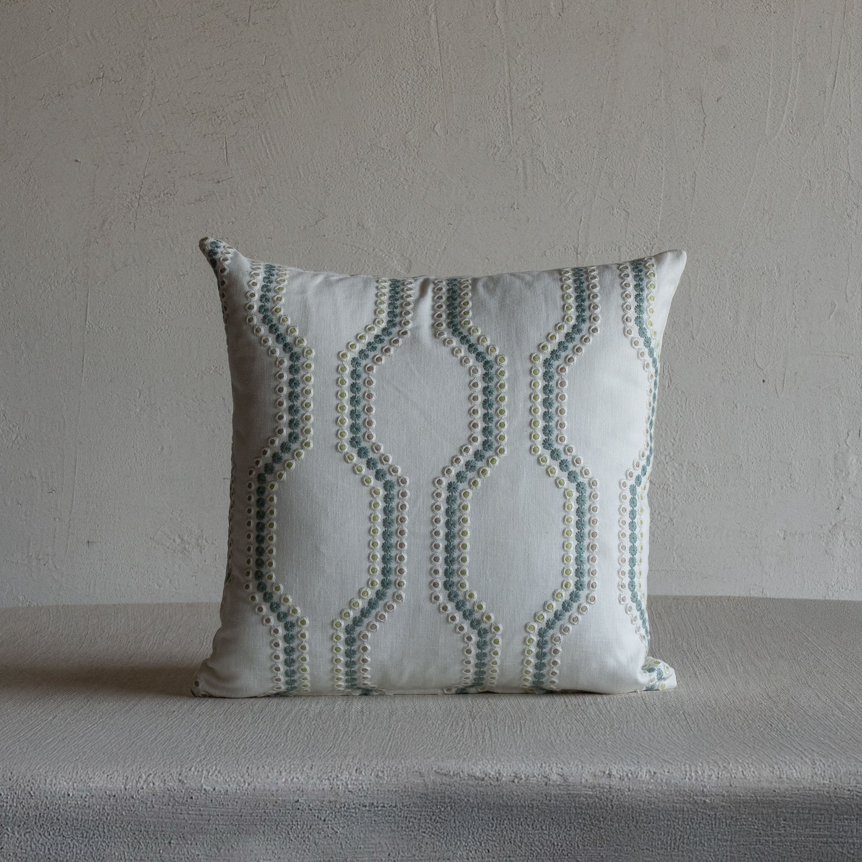 Azurea Cushion Cover - Bule-Green