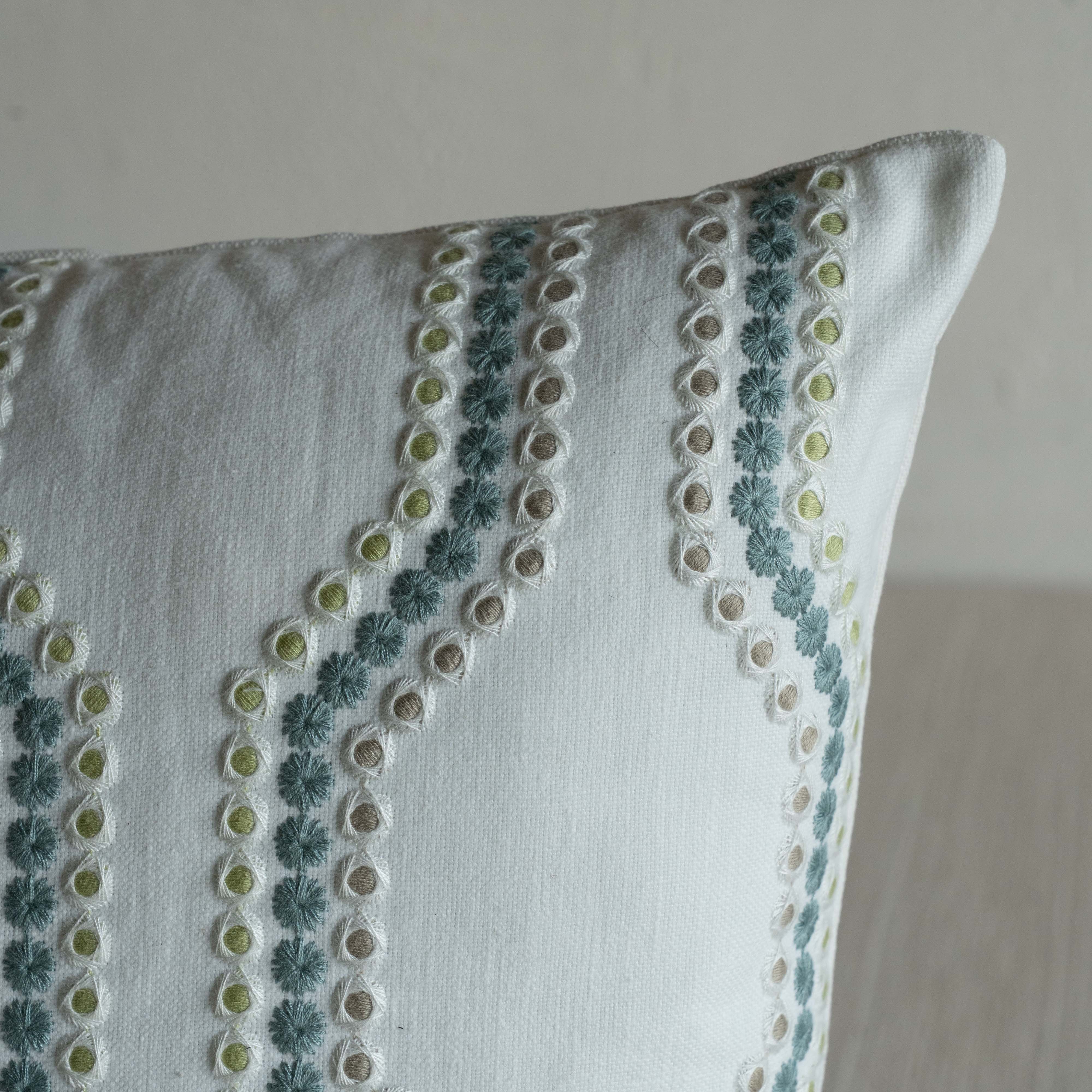 Azurea Cushion Cover - Bule-Green