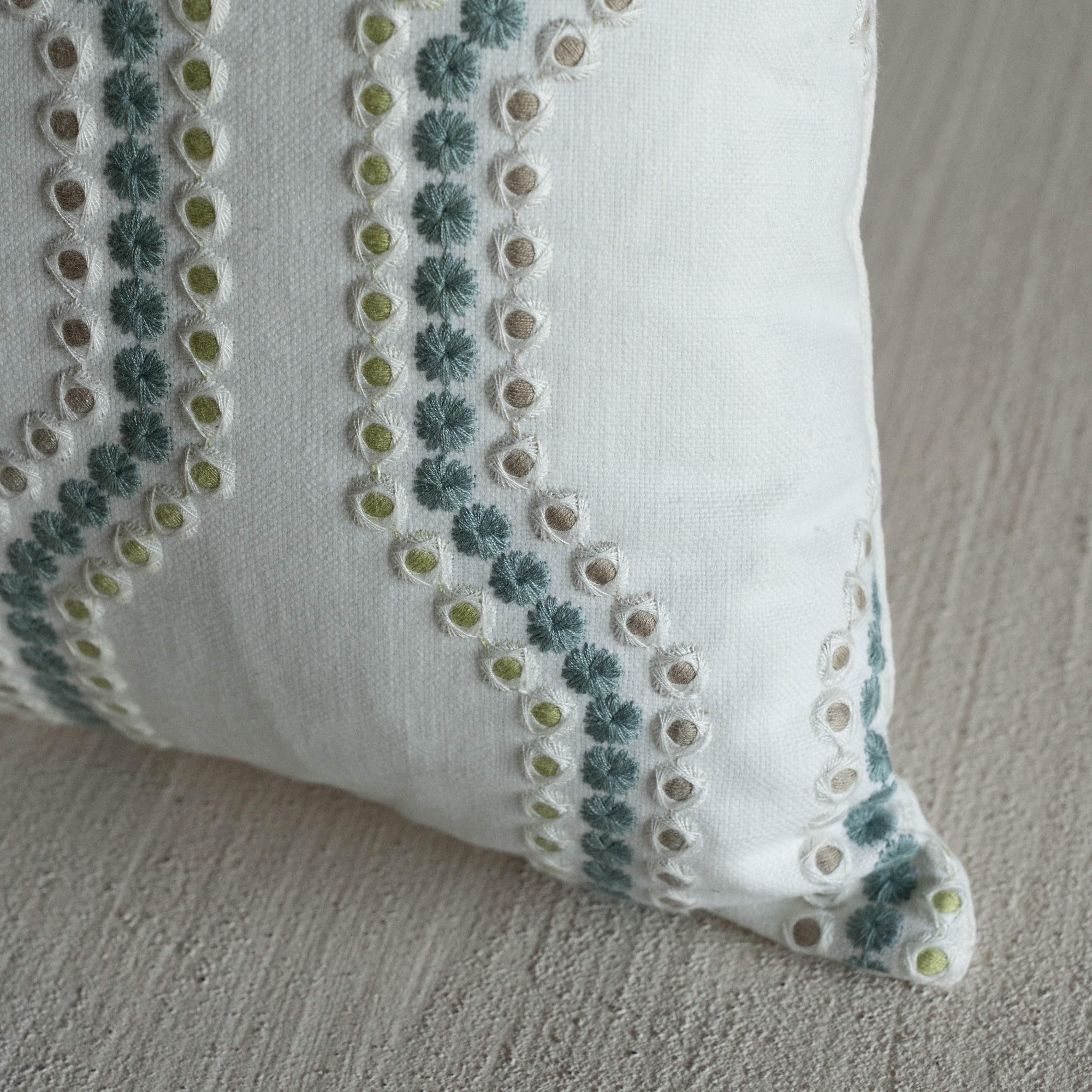 Azurea Cushion Cover - Bule-Green
