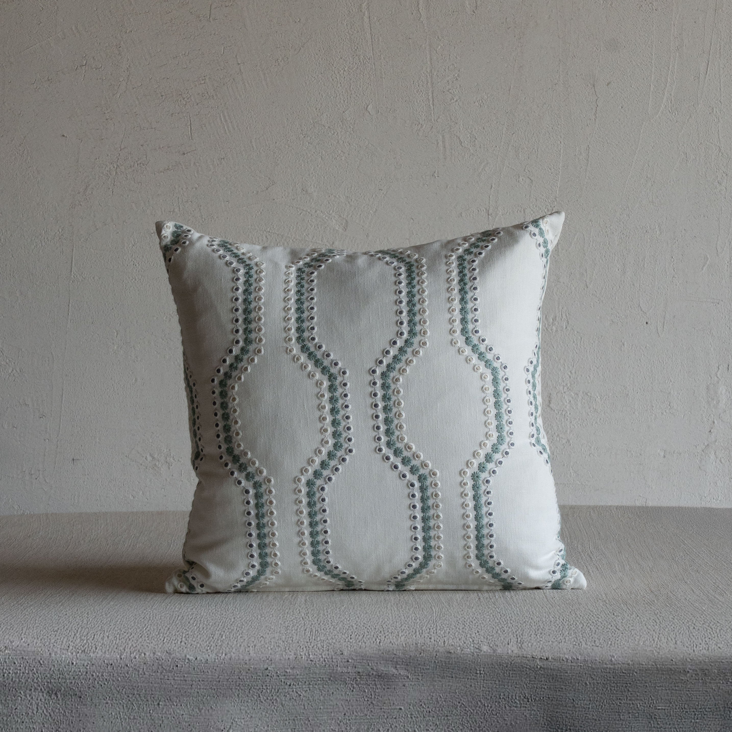 Azurea Cushion Cover - Blue-Grey