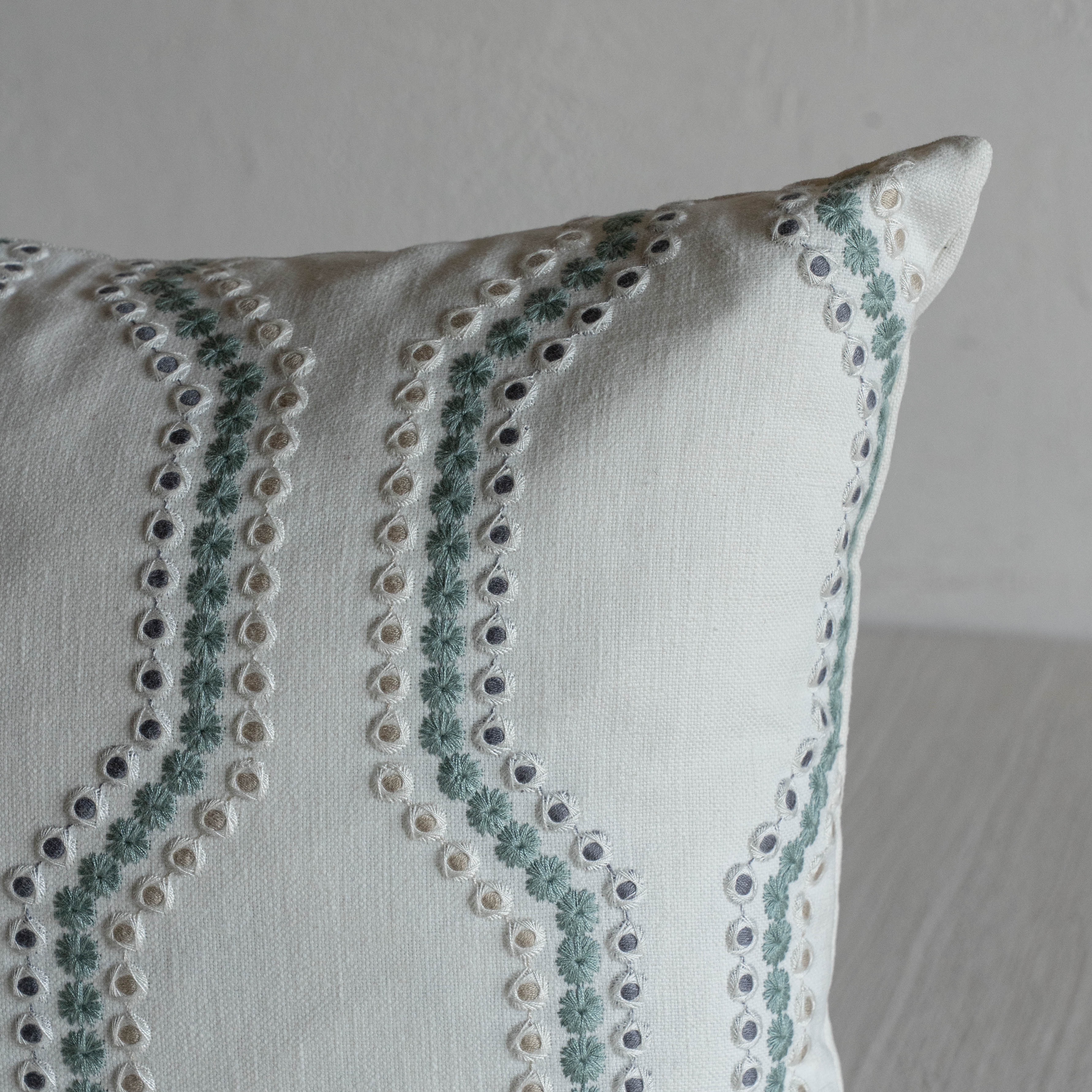 Azurea Cushion Cover - Blue-Grey