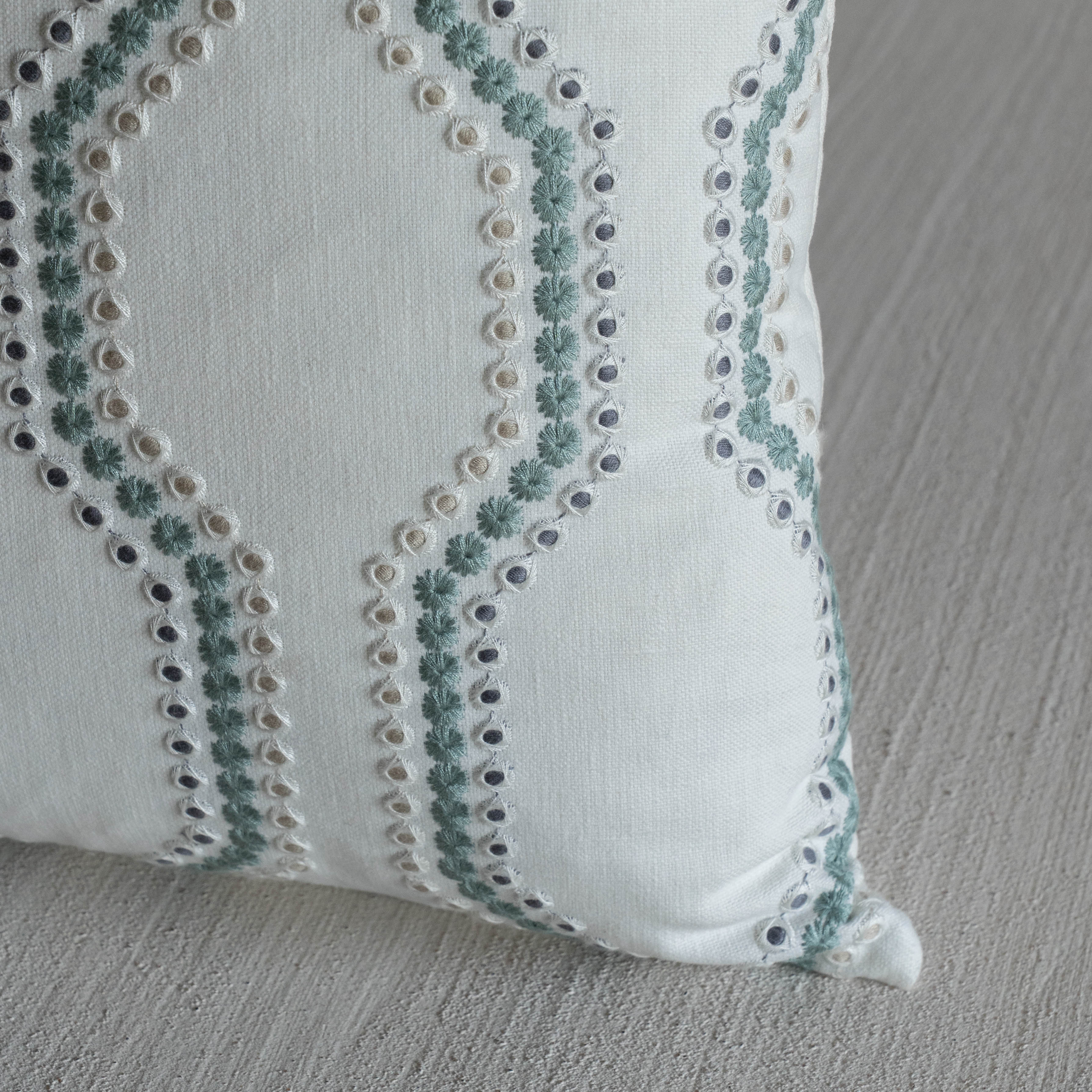 Azurea Cushion Cover - Blue-Grey