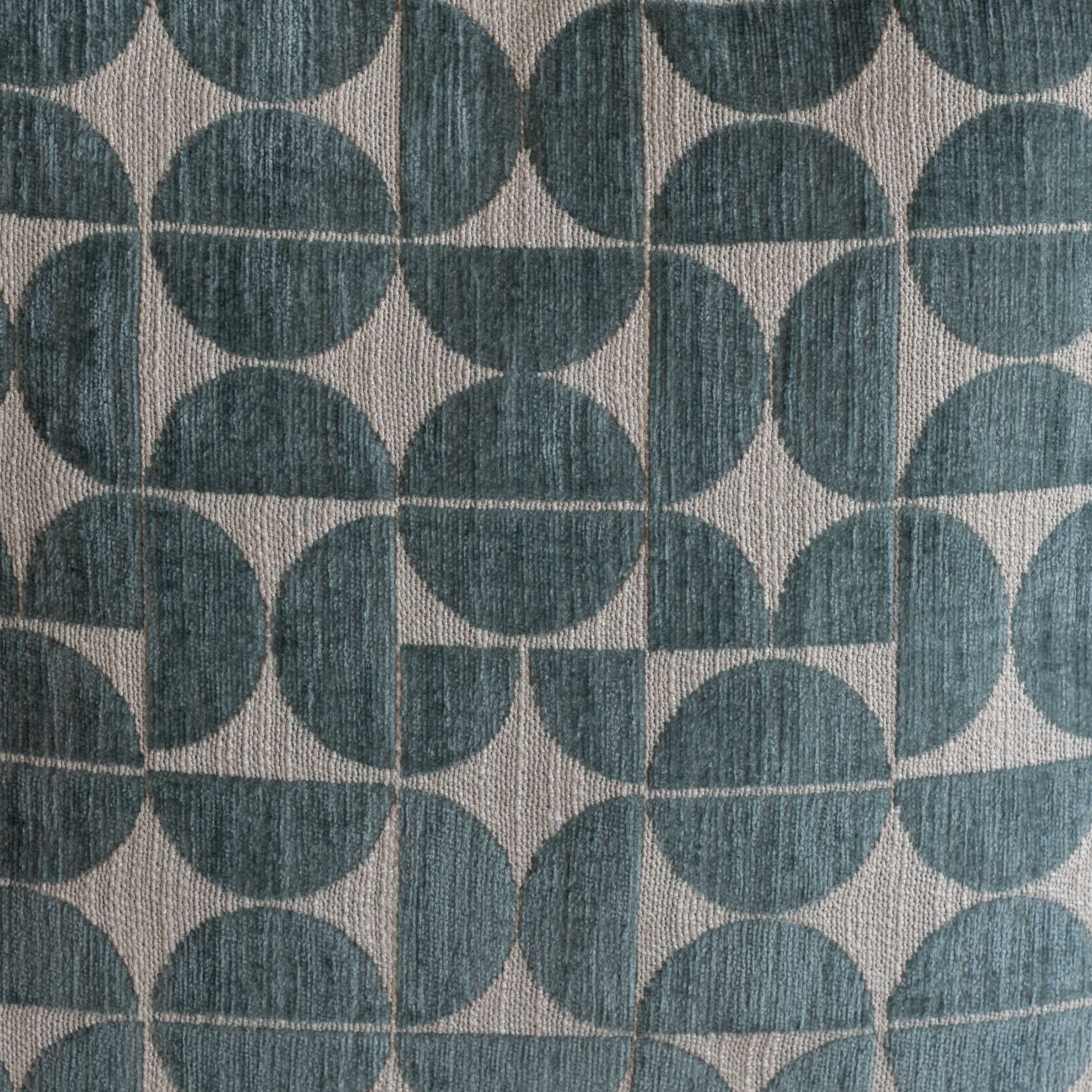 Arcadia Geo Print Cushion Cover - SKY BLUE