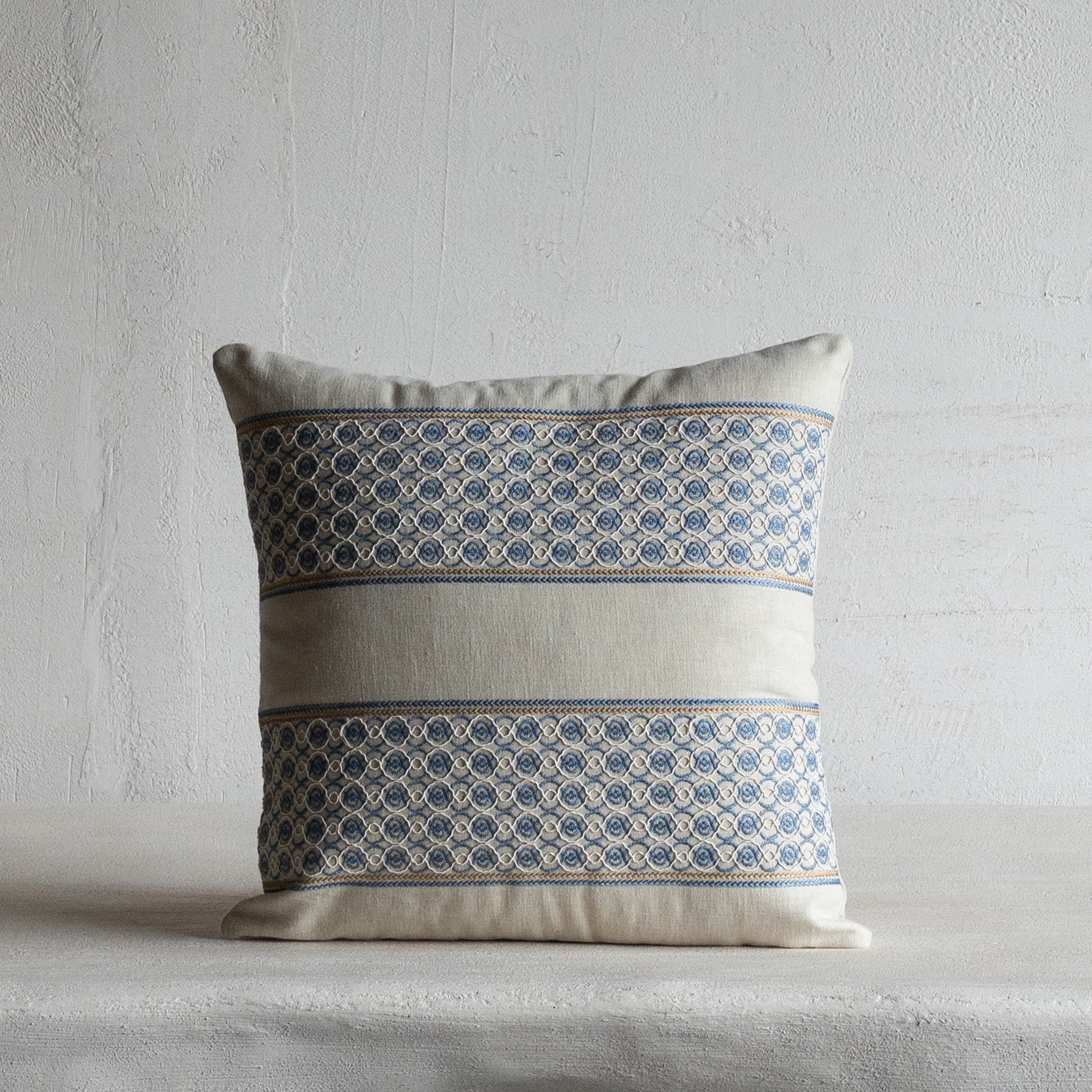 Quiet Medinas – Blue Cushion Cover