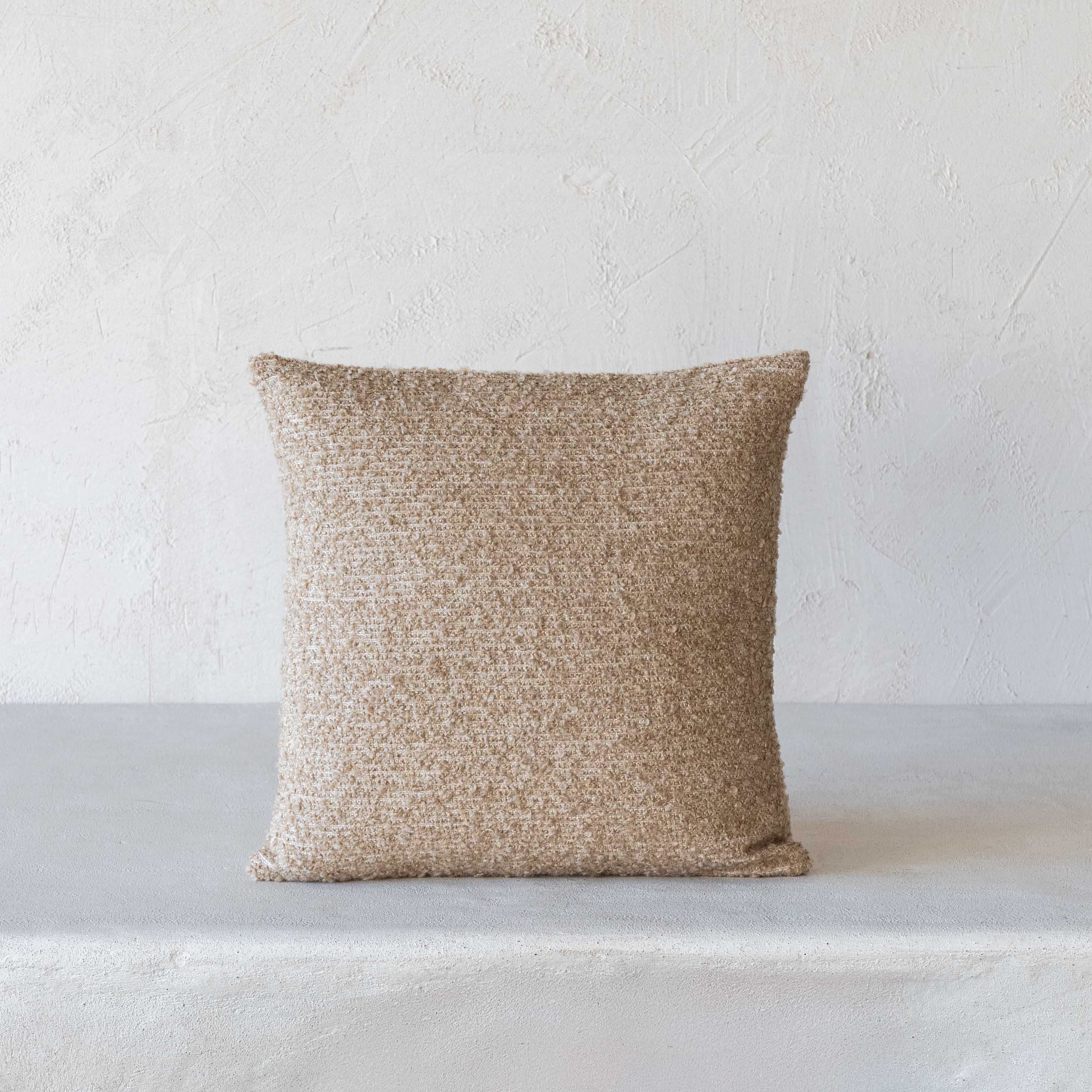 Mono Tone Light Beige Cushion Cover