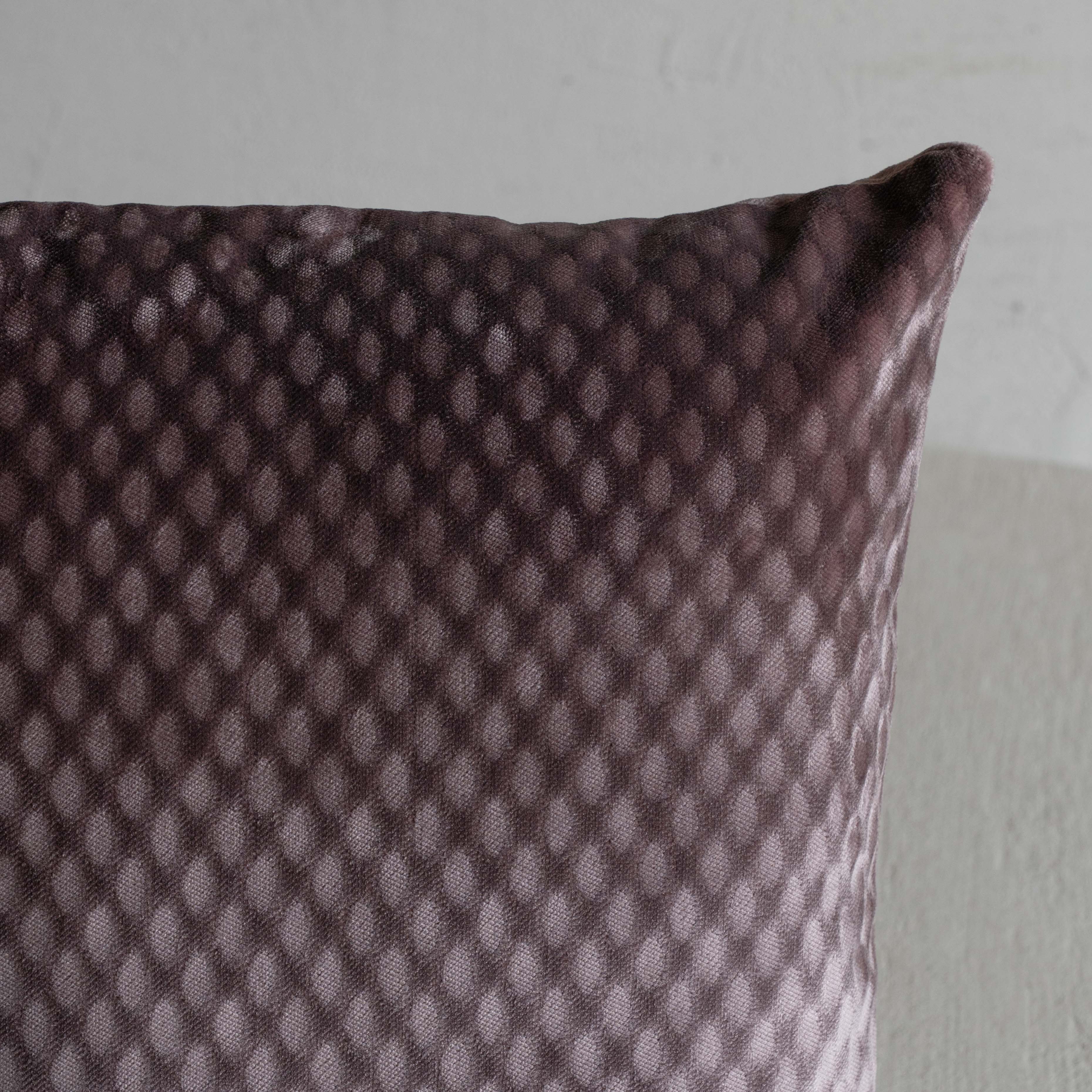 Nocten Plum Cushion Cover - Deep Plum