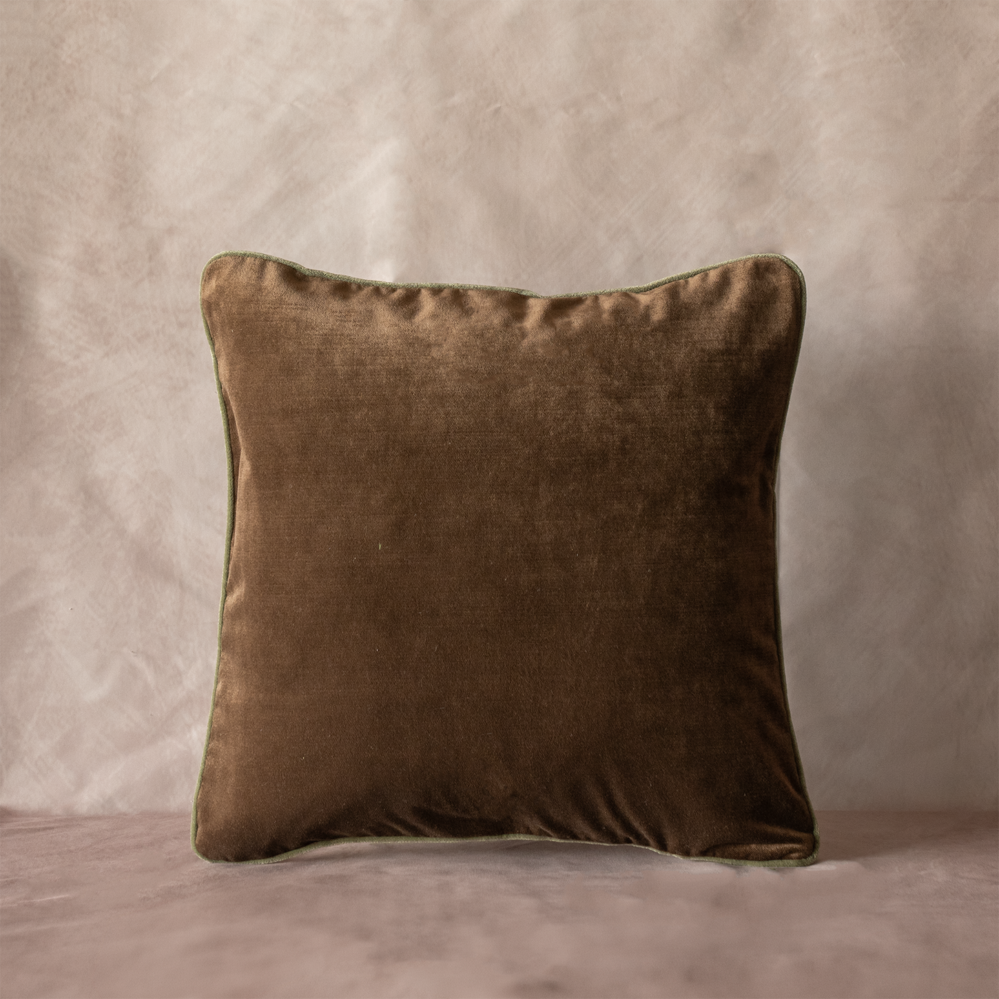 Chocolate Brown Velvet Cushion Cover