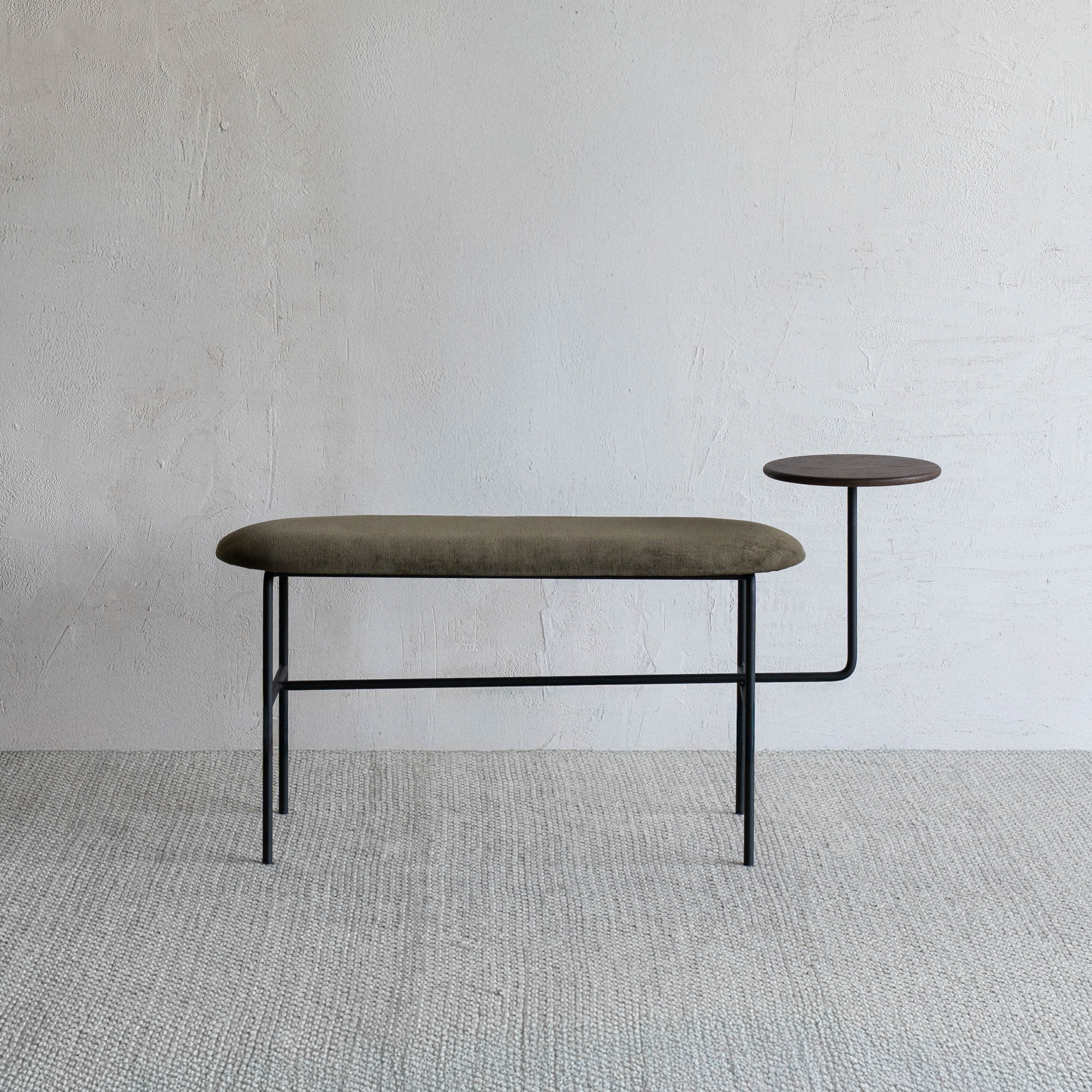 Darian Small Bench With Side Table