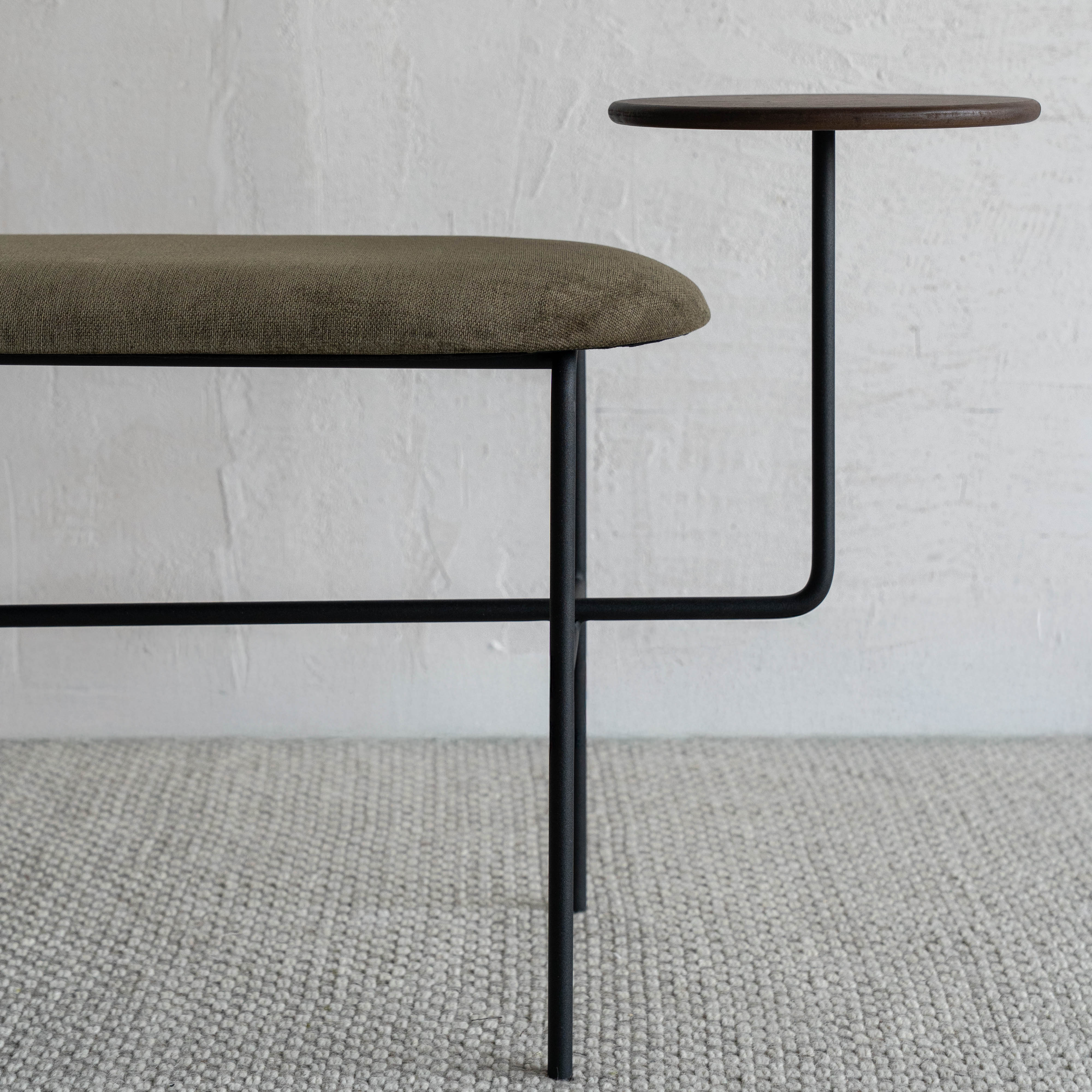 Darian Small Bench With Side Table - Benches - WS Living Furniture  Furniture Store in Dubai
