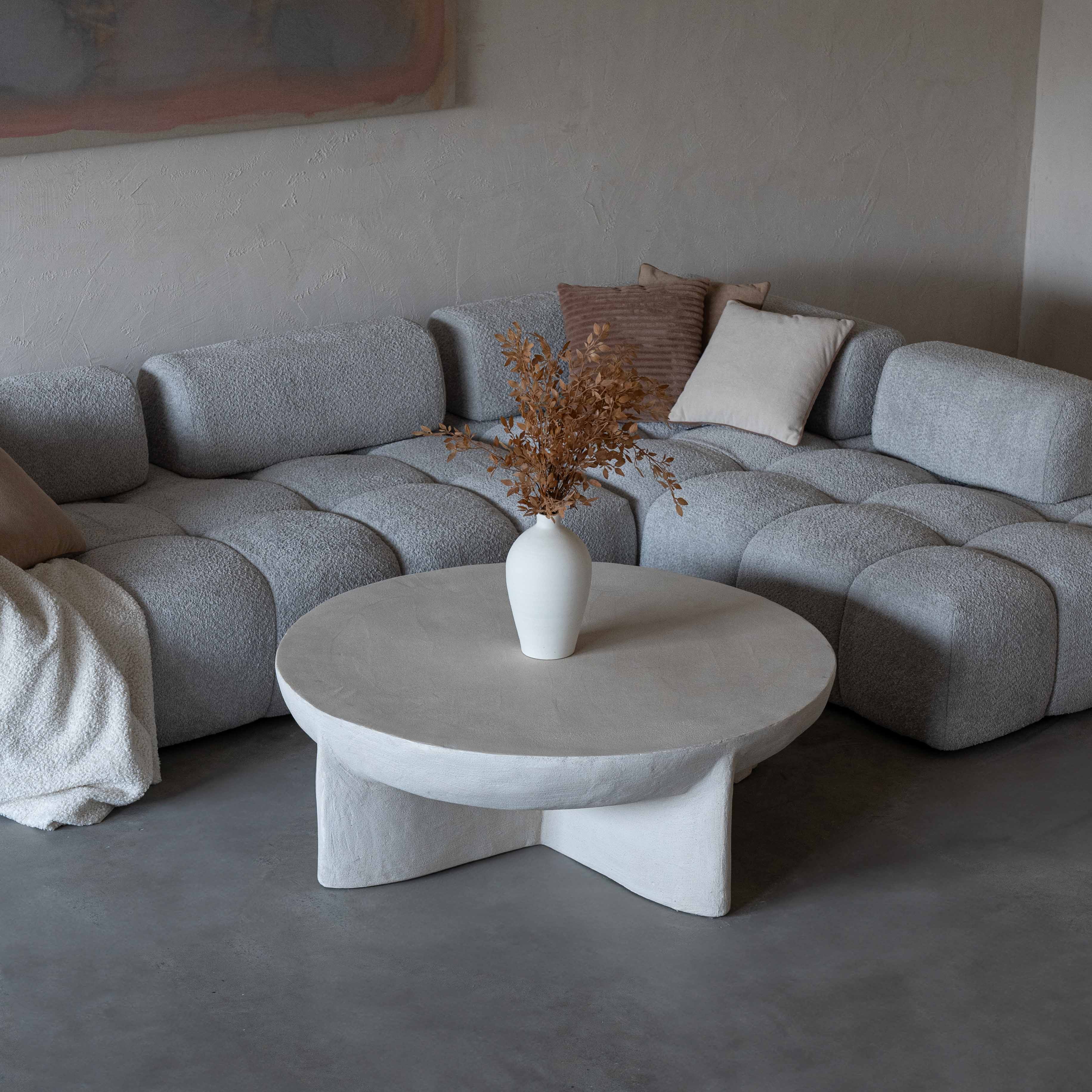 Dune Round Coffee Table -  - WS Living - UAE Modern Home Furniture Stores in Dubai