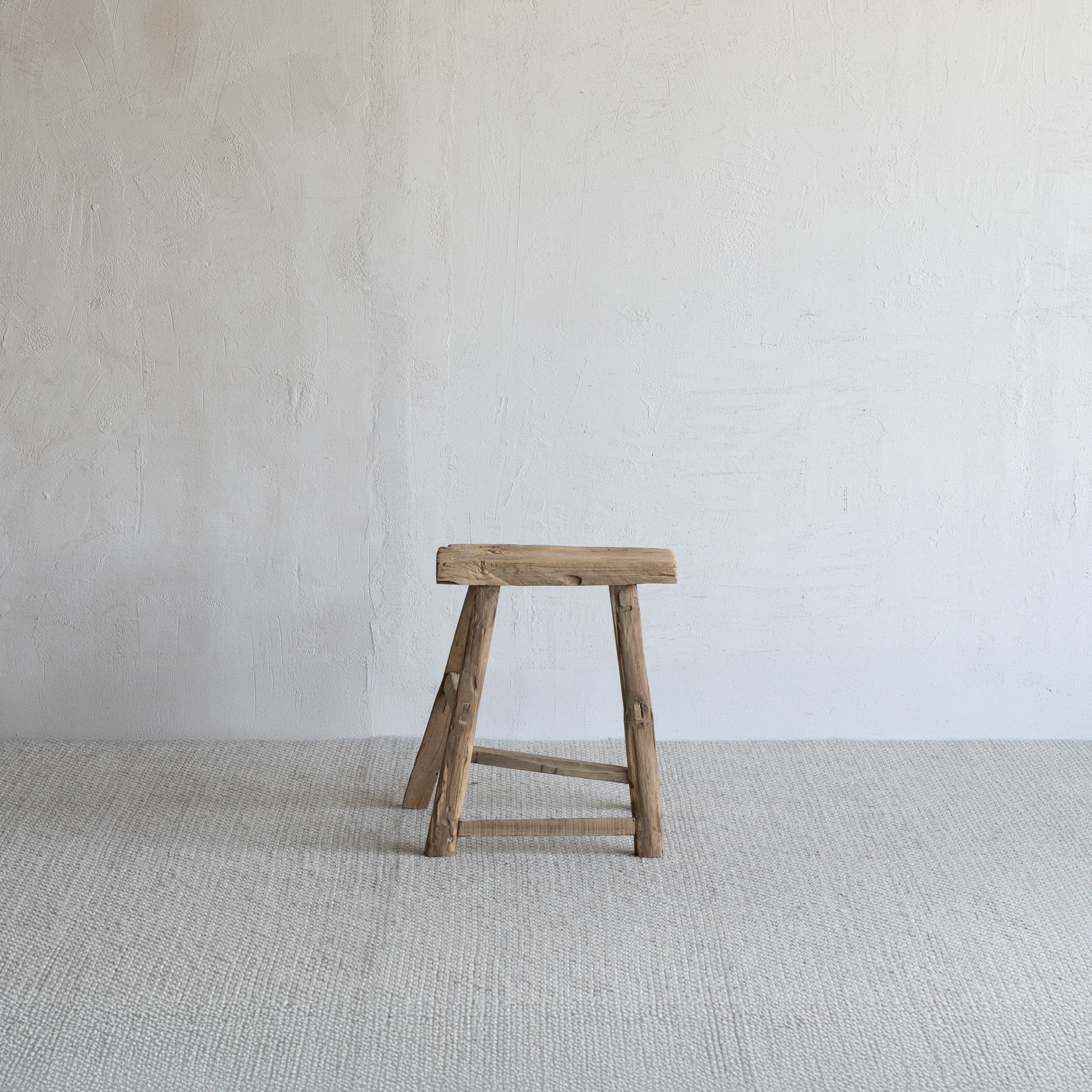Elowen Elm Wood Stool