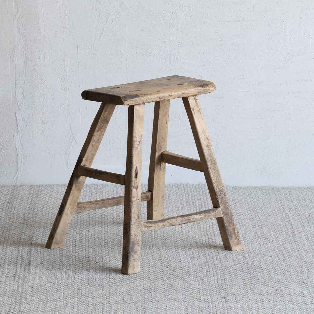 Elowen Elm Wood Stool - Stools - WS Living Furniture  Furniture Store in Dubai