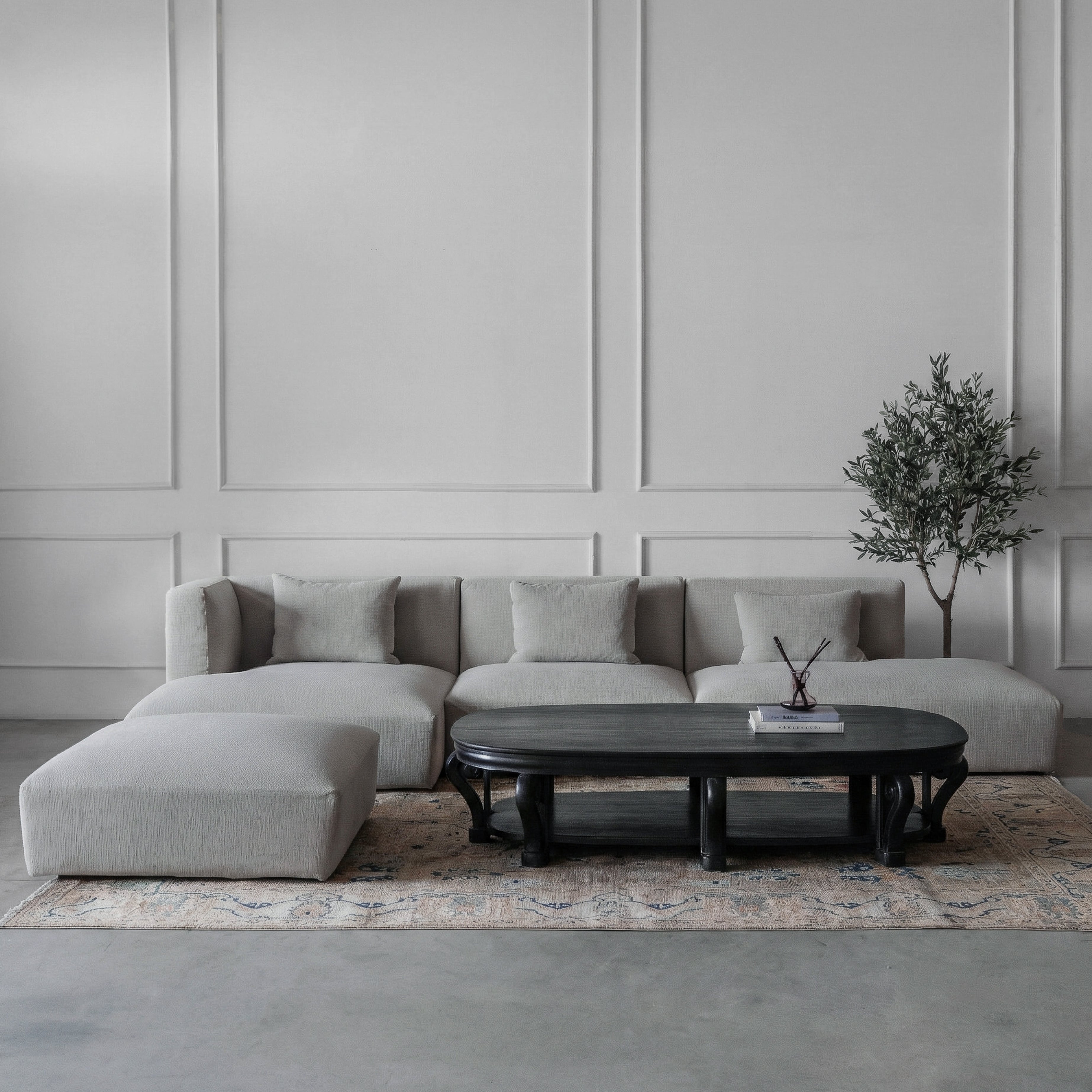 Earth Modern Sectional L-Shape Sofa