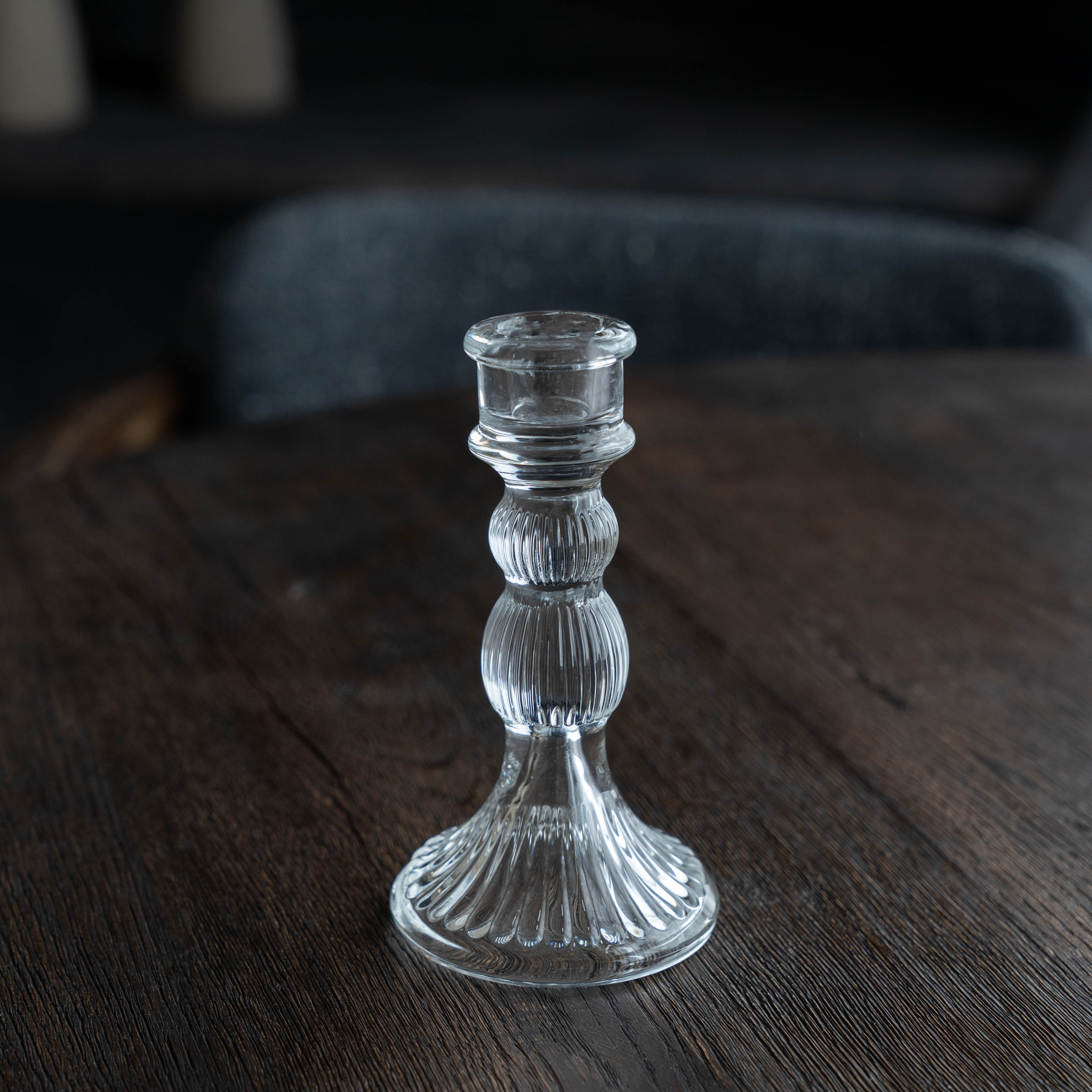 Regal Facet Glass Classic Candle Holder