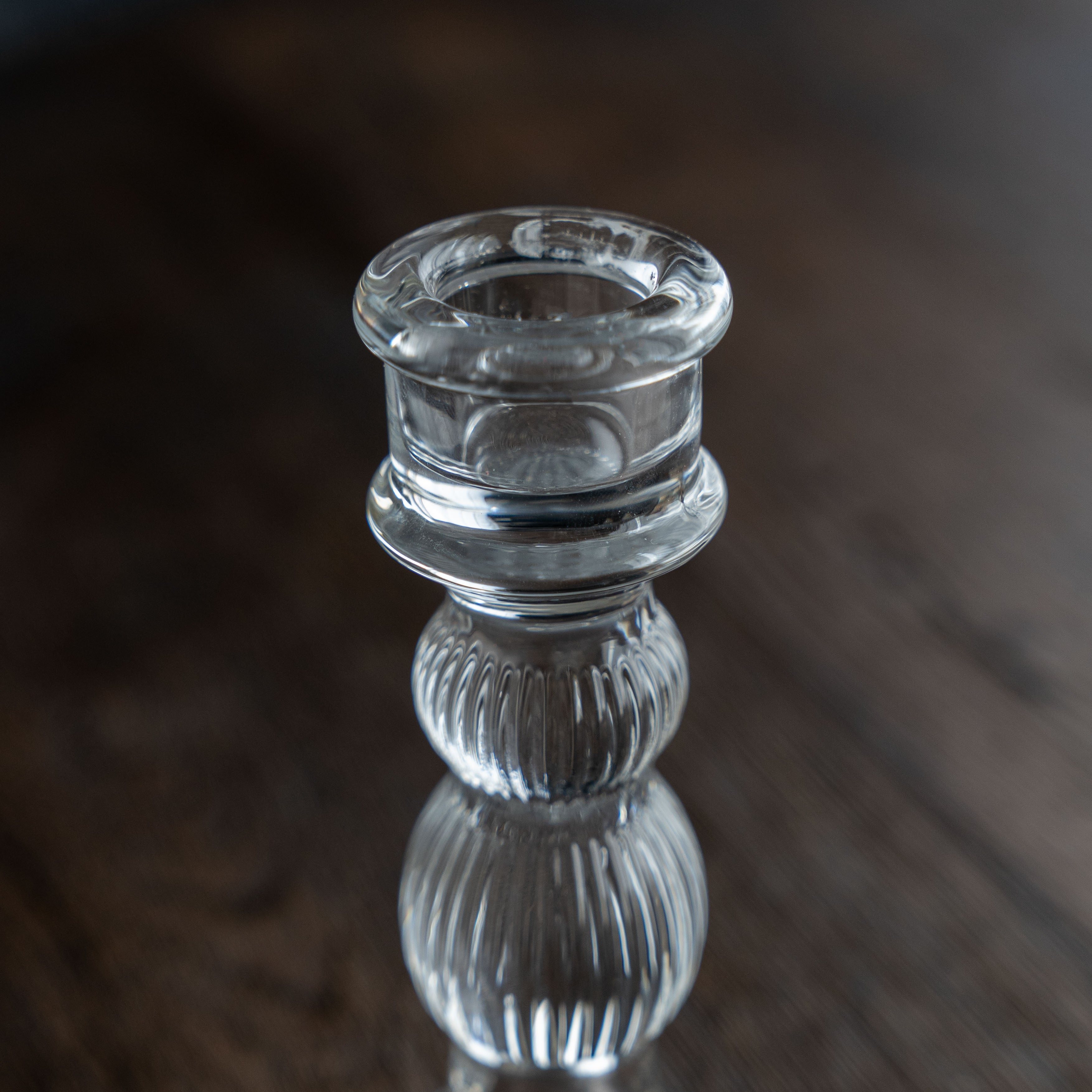Regal Facet Glass Classic Candle Holder