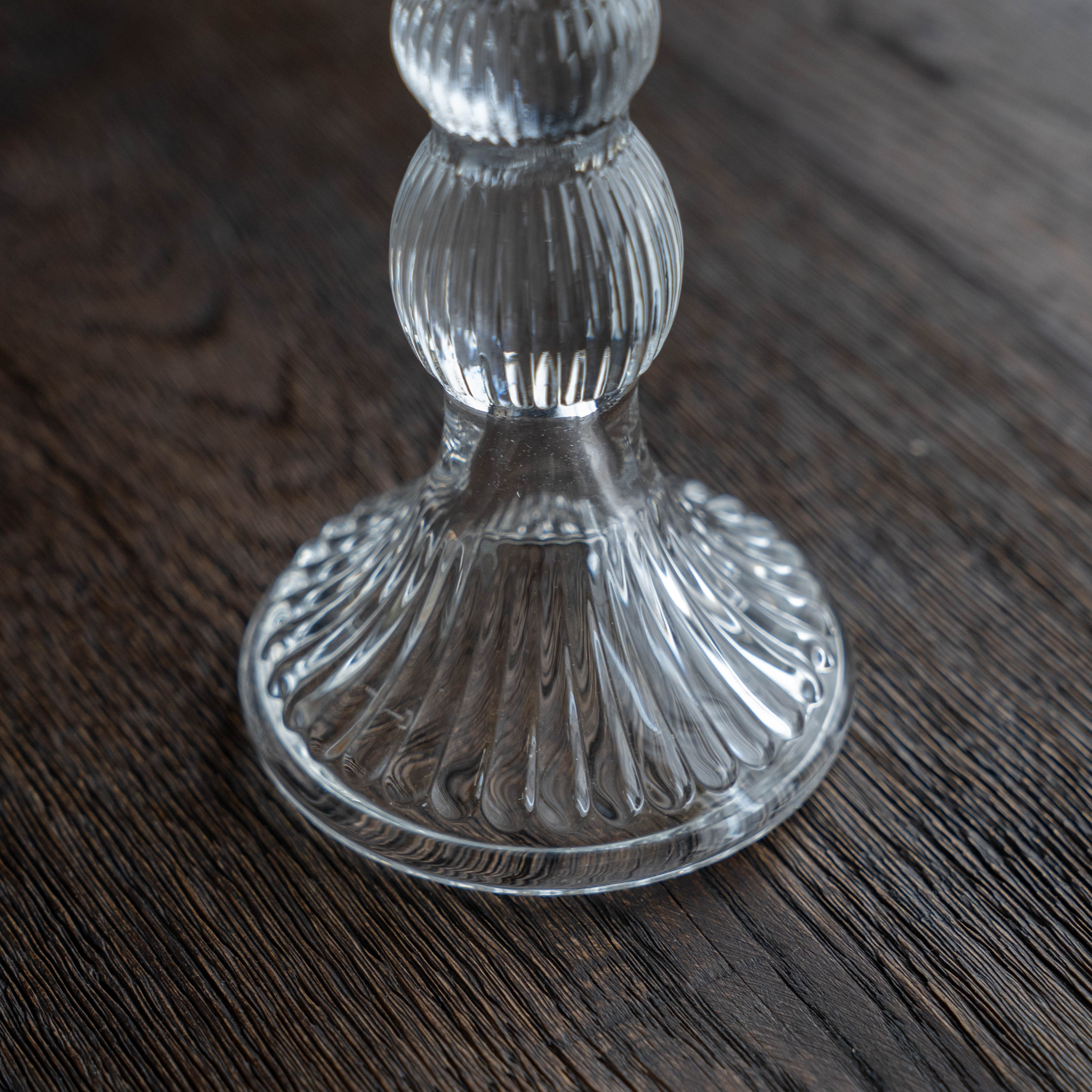 Regal Facet Glass Classic Candle Holder