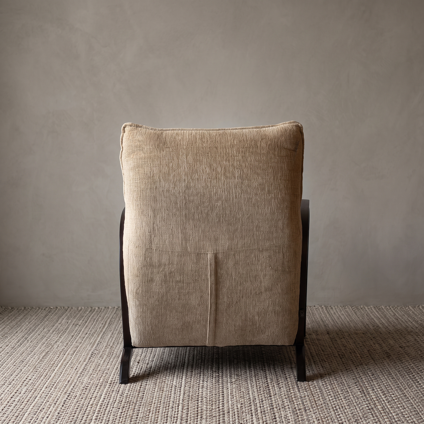 Ellon Mid-Century Modern Lounge Chair – Sand Beige