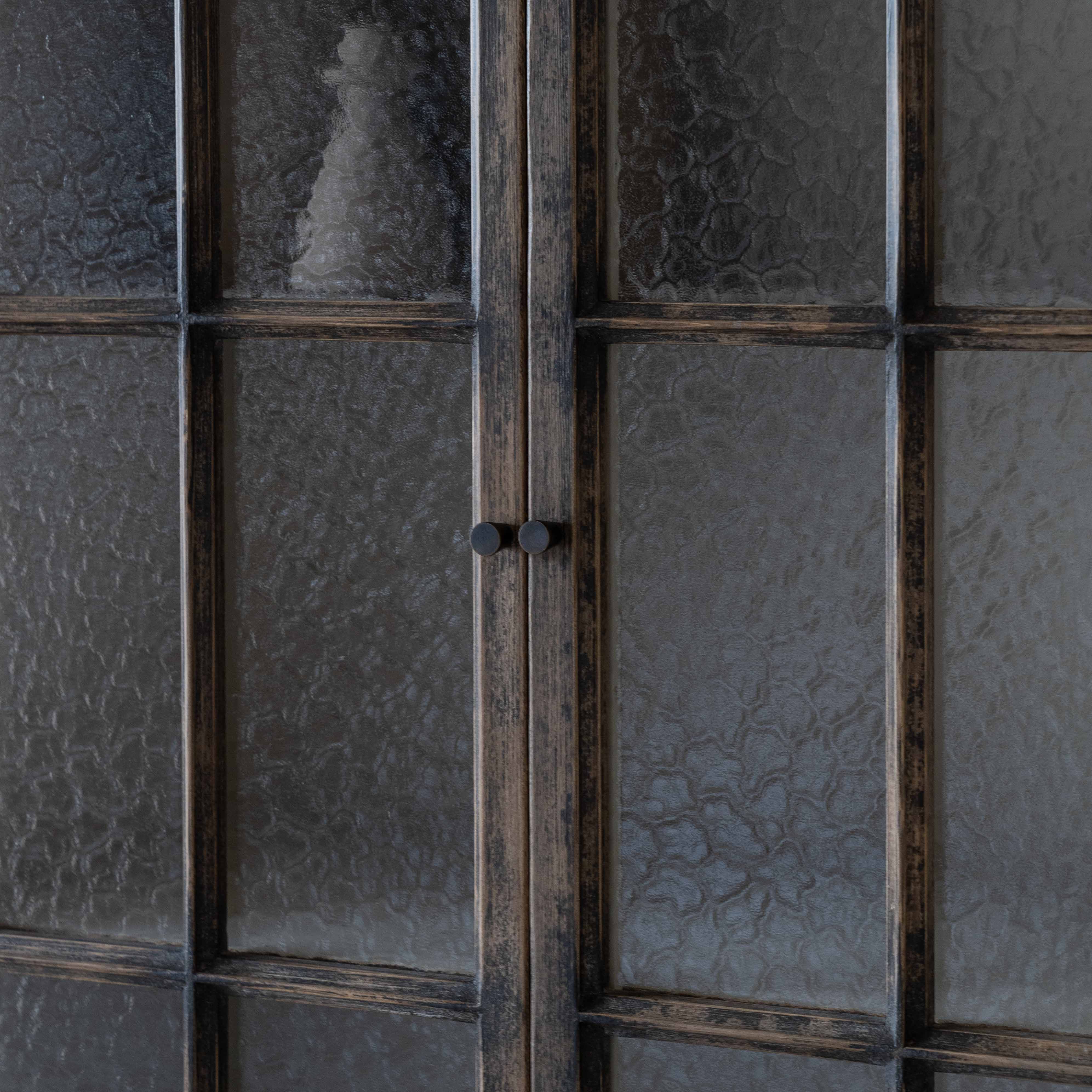 Emelia Classic & Vintage Glass Door Storage Ws Living Furniture