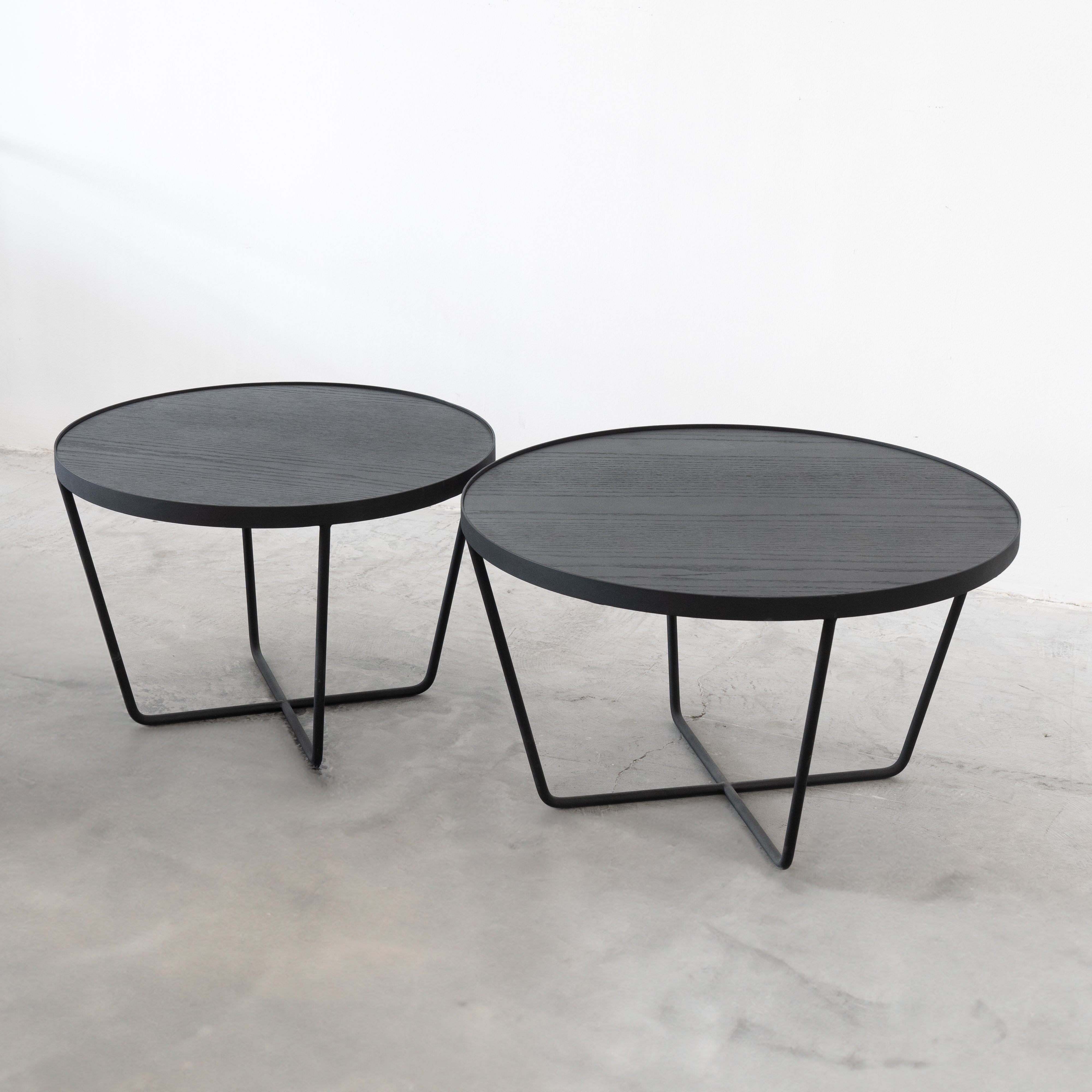 Eris Black Coffee Table-BIG  - WS Living - UAE - Coffee Tables Wood and steel Furnitures - Dubai